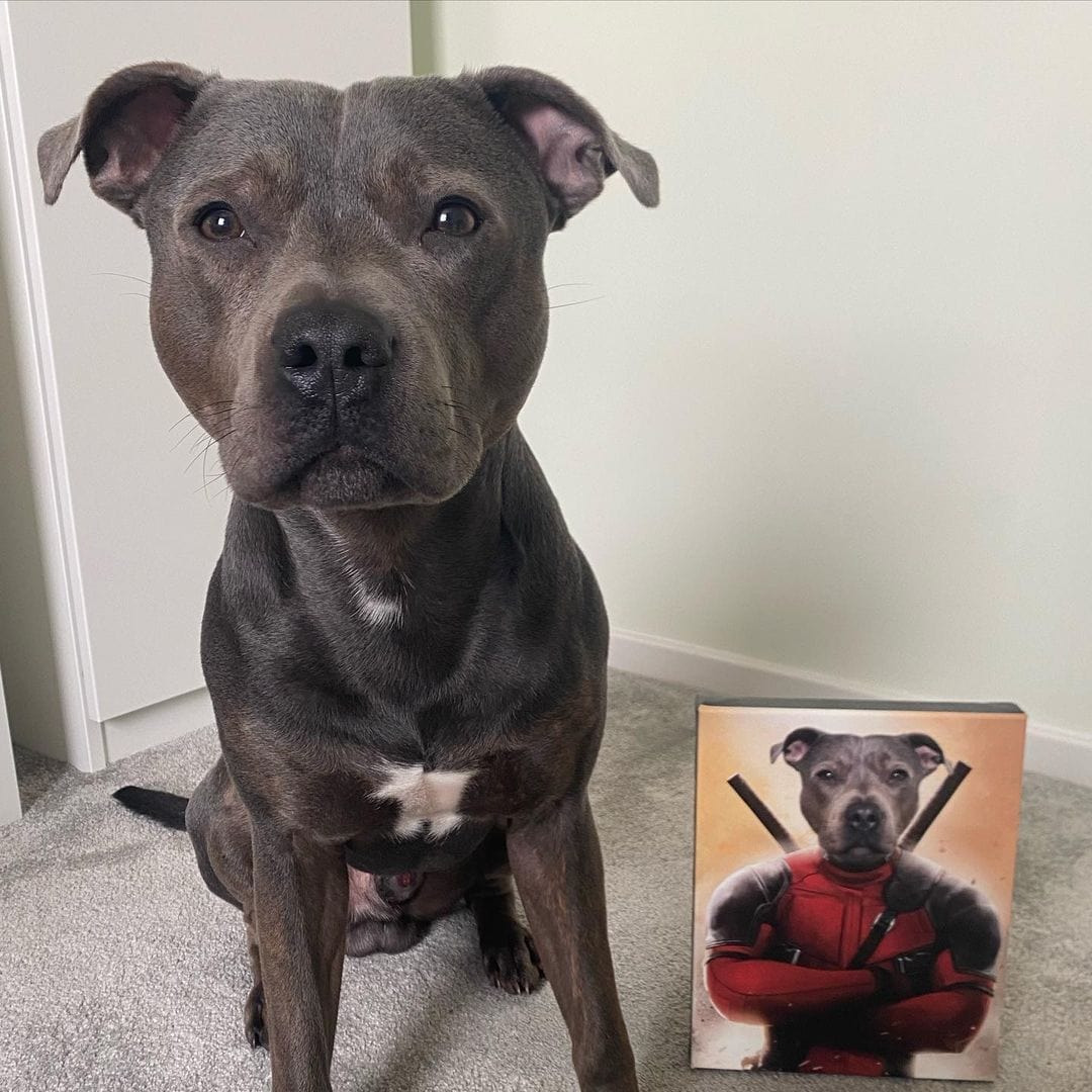 The Deadpawl - Custom Pet Canvas