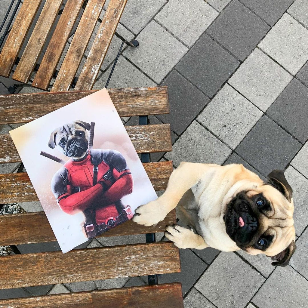 The Deadpawl - Custom Pet Canvas