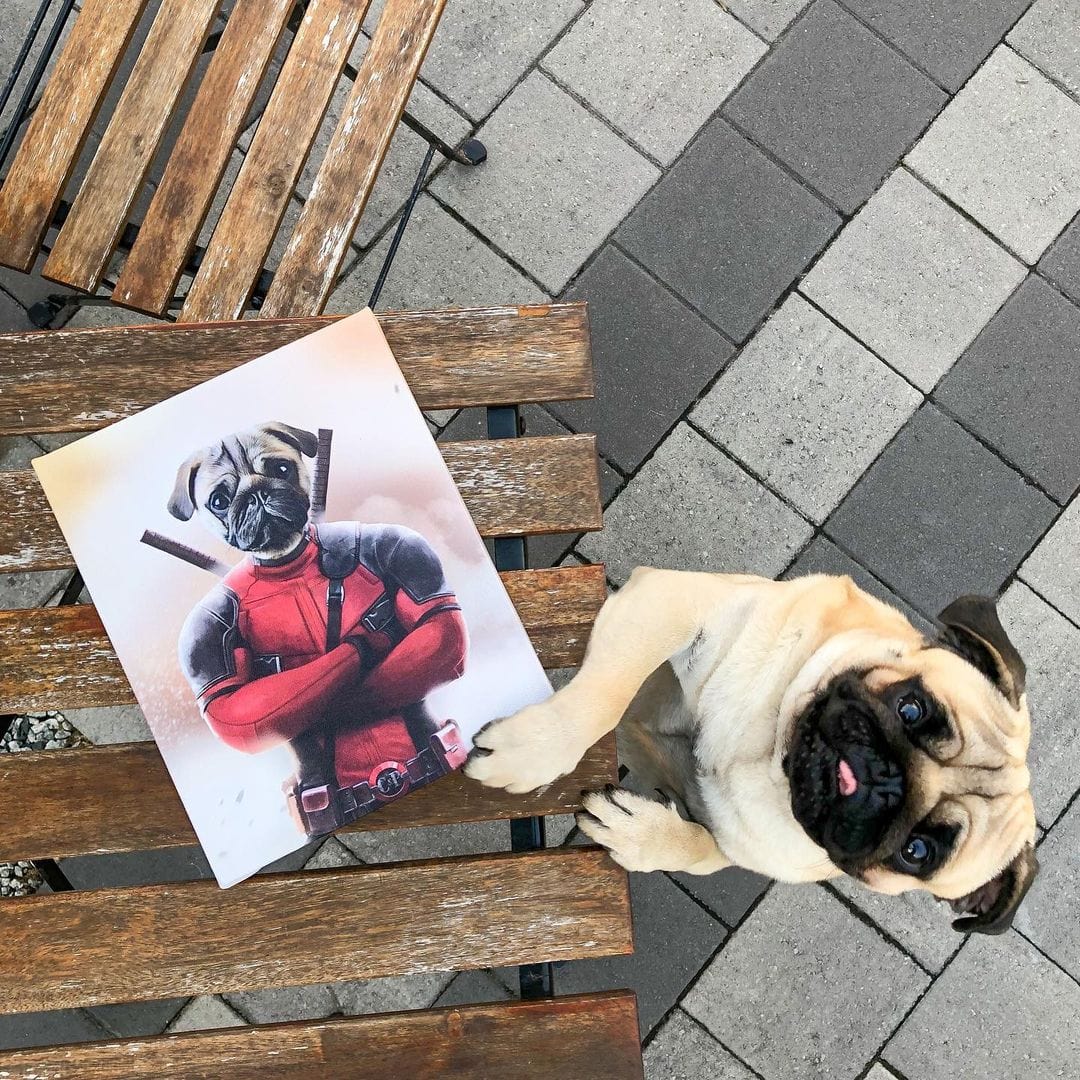 The Deadpawl - Custom Pet Canvas