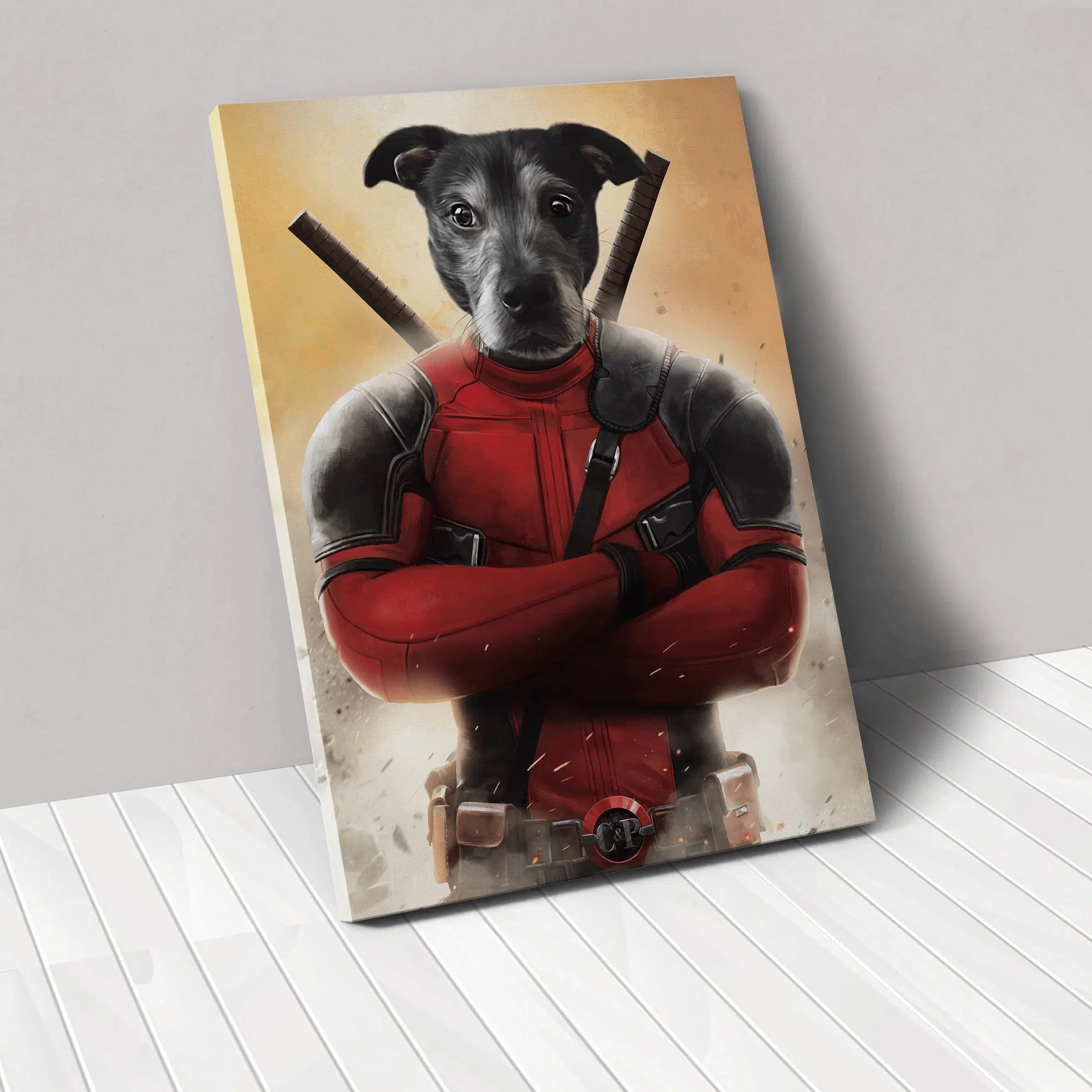 The Deadpawl - Custom Pet Canvas