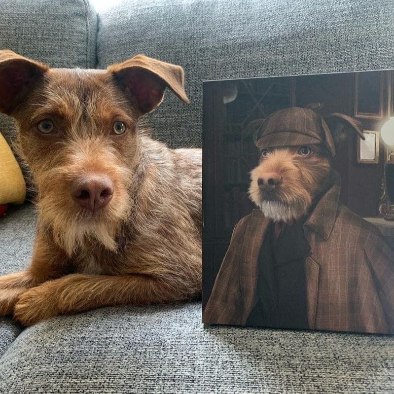 The Detective - Custom Pet Canvas