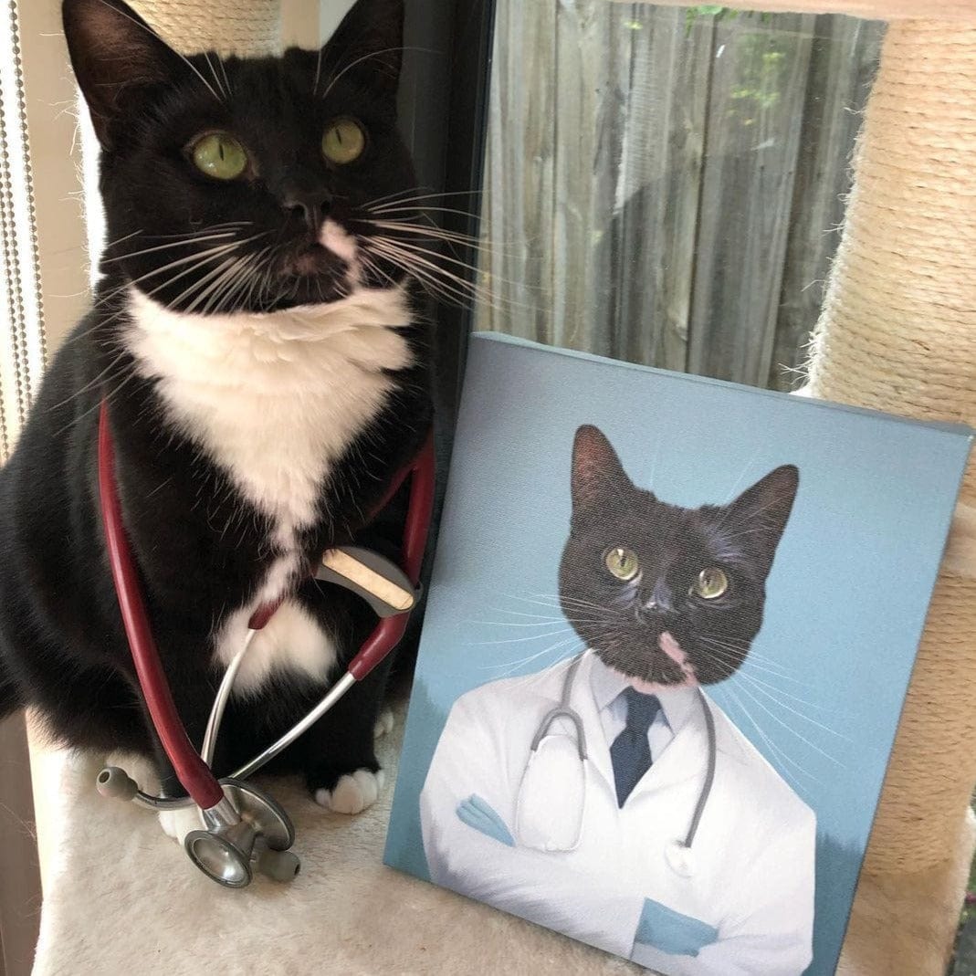 The Doctor - Custom Pet Canvas