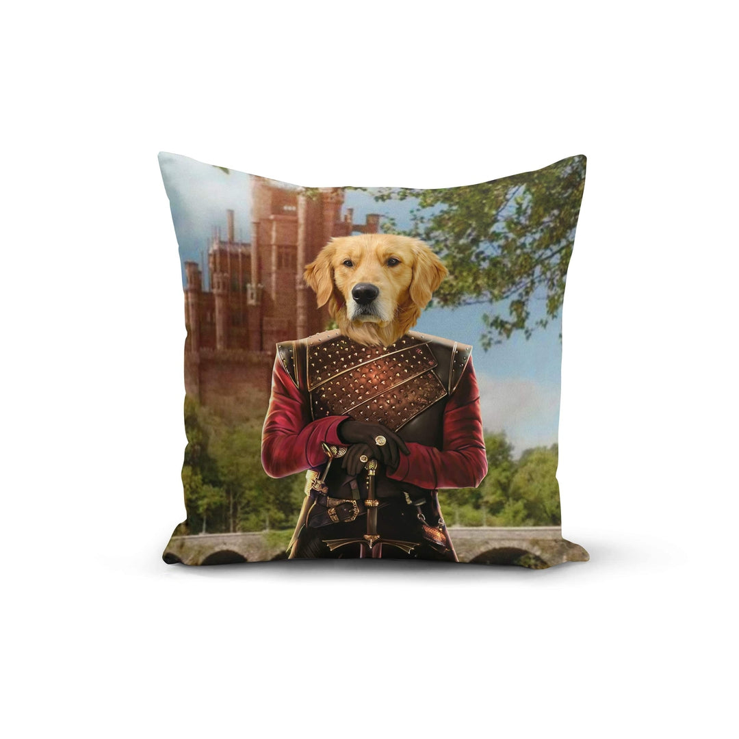 "Crown and Paw - Throw Pillow The Dragon Prince - Custom Throw Pillow 14"" x 14"" / Castle 1"