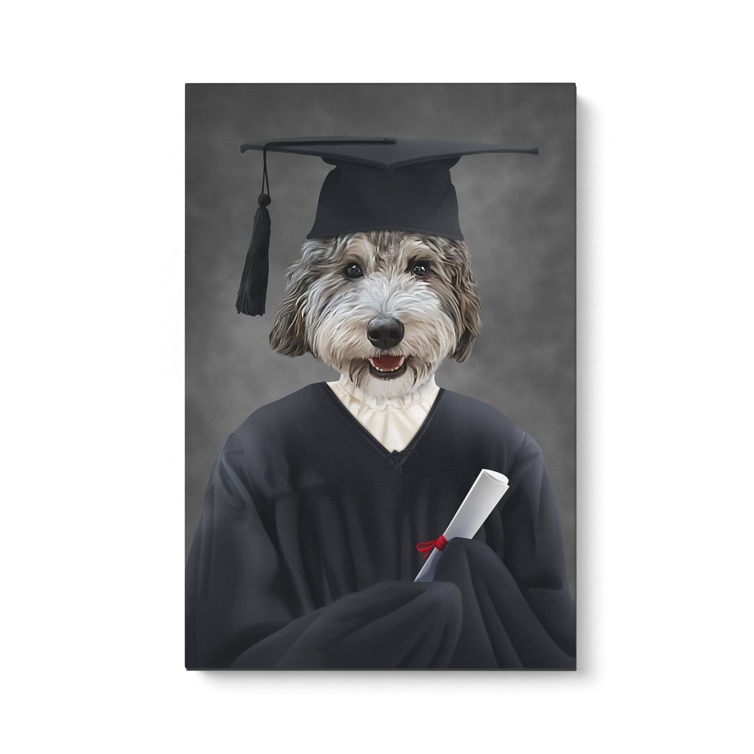 The Female Graduate - Custom Pet Canvas