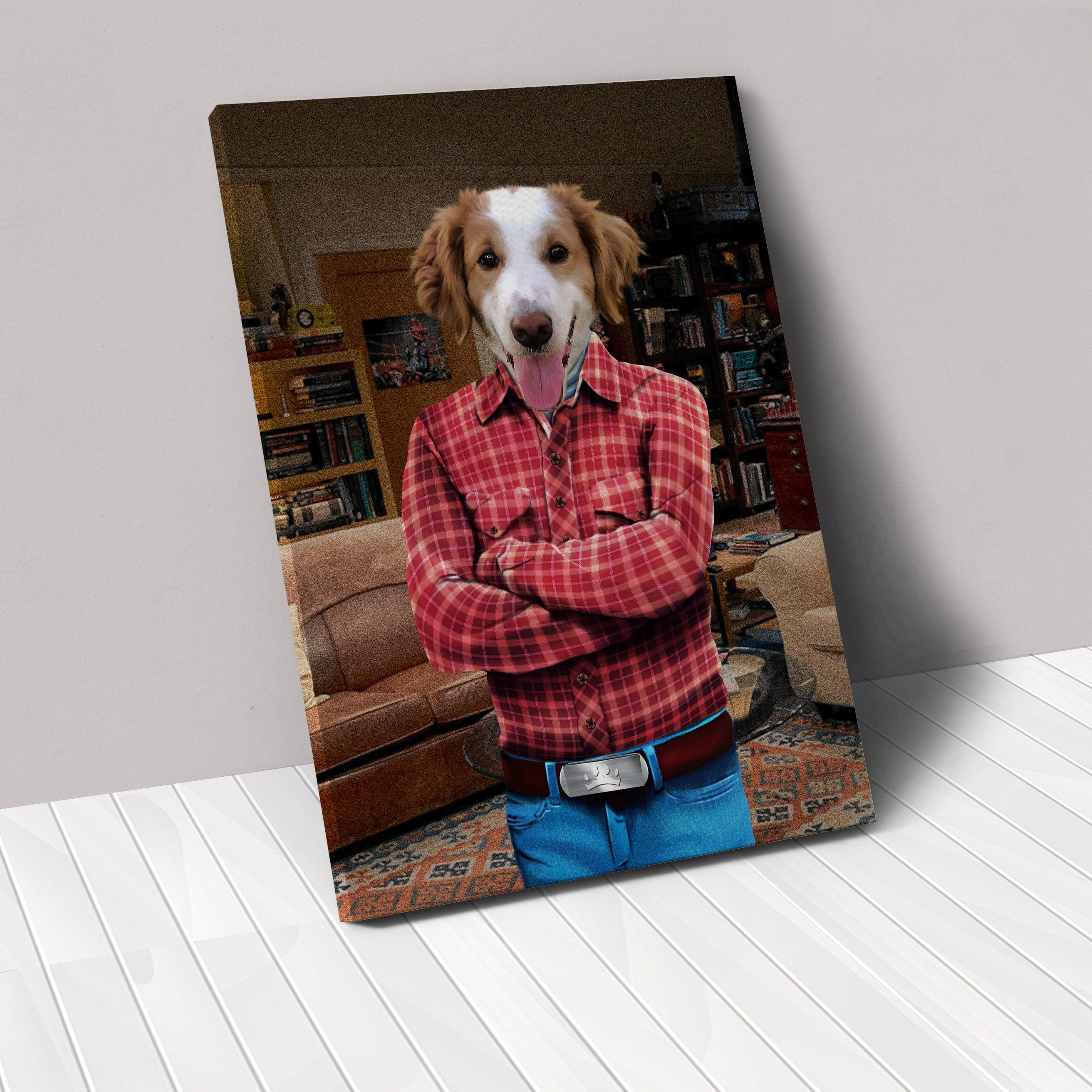 The Flirty Nerd - Custom Pet Canvas