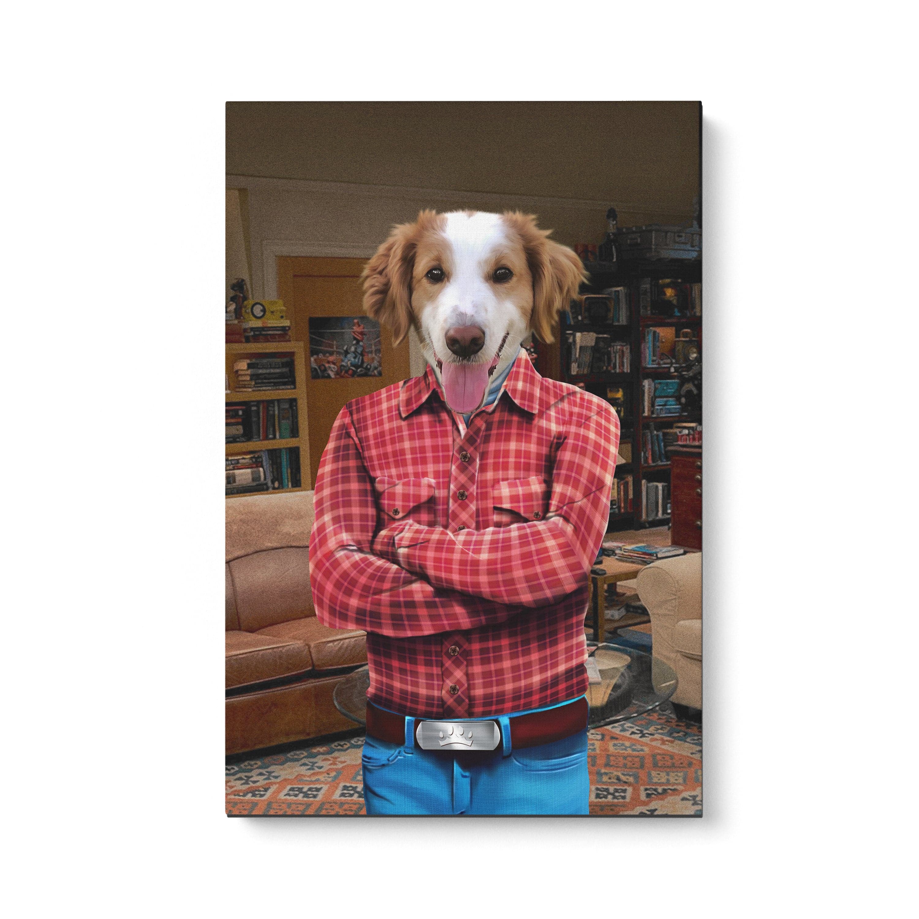 The Flirty Nerd - Custom Pet Canvas