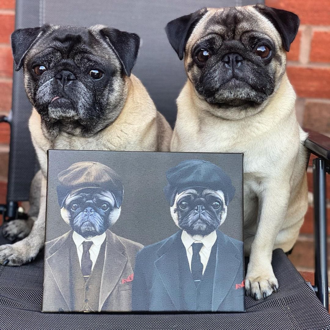 The Gangster Brothers - Custom Pet Canvas