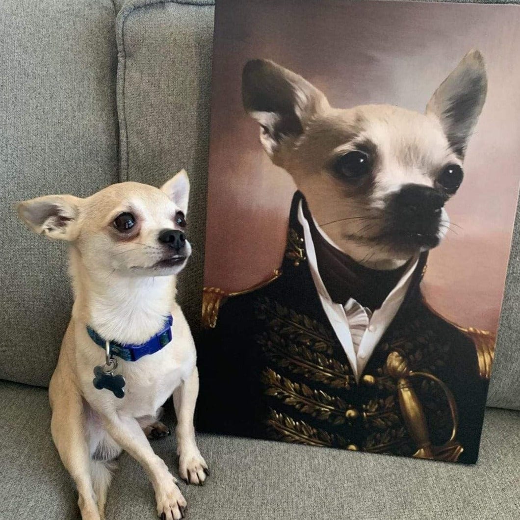 Custom Crown & Paw Portrait - One Pet
