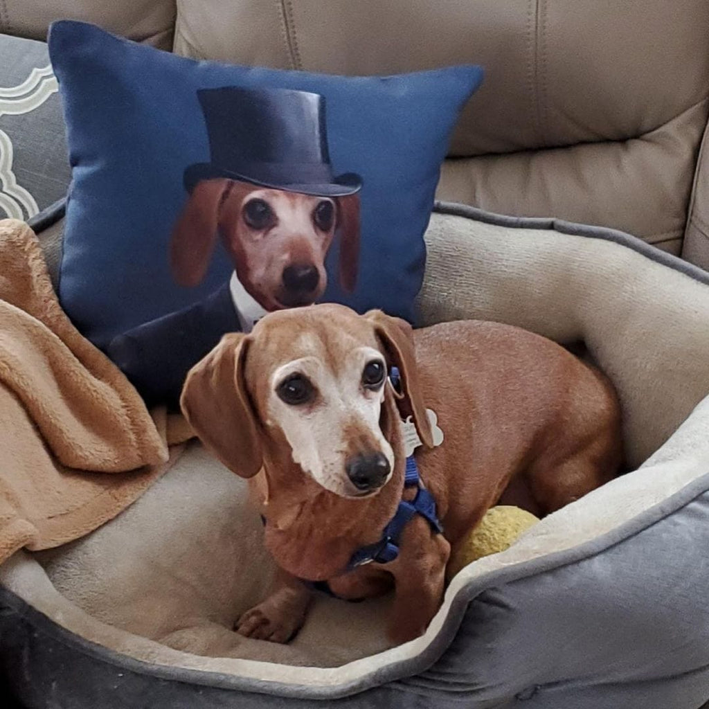 The Gentleman - Custom Throw Pillow