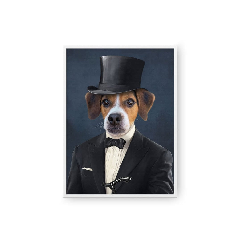 "Crown and Paw - Poster The Gentleman - Custom Pet Poster 8.3"" x 11.7"" / White"