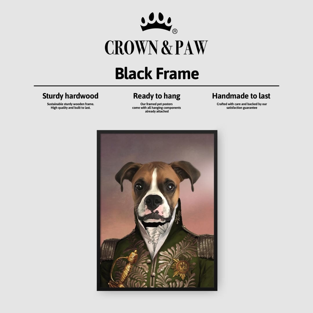 The Green General - Custom Pet Poster