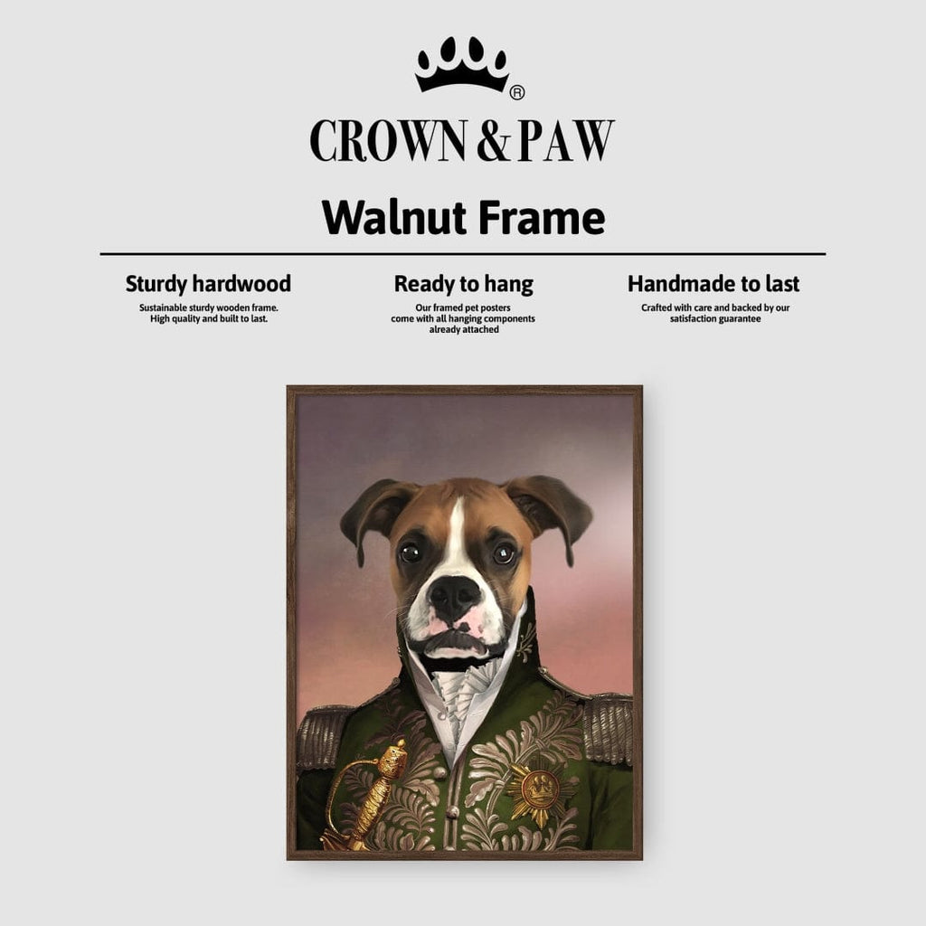 The Green General - Custom Pet Poster