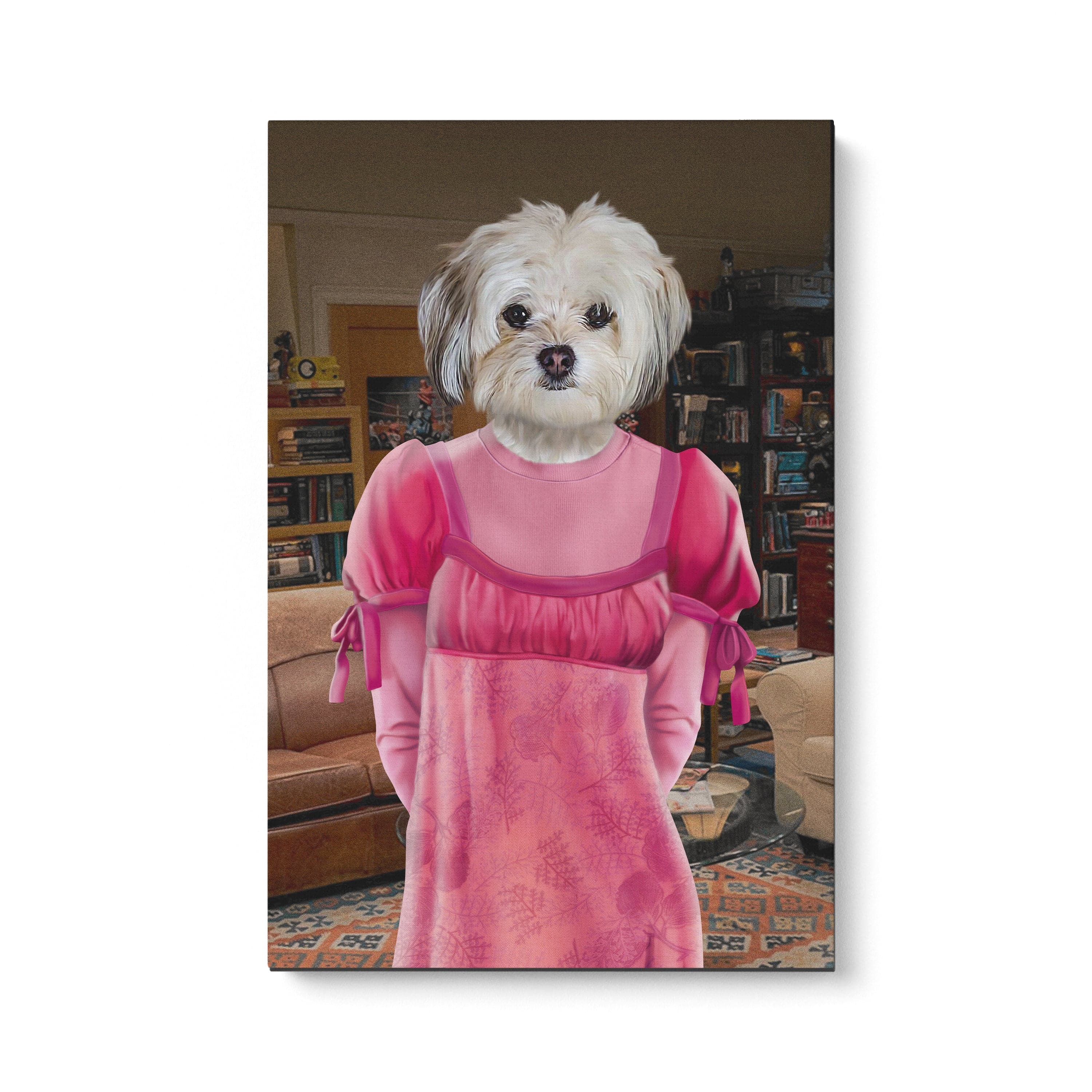 The Hot Neighbor - Custom Pet Canvas