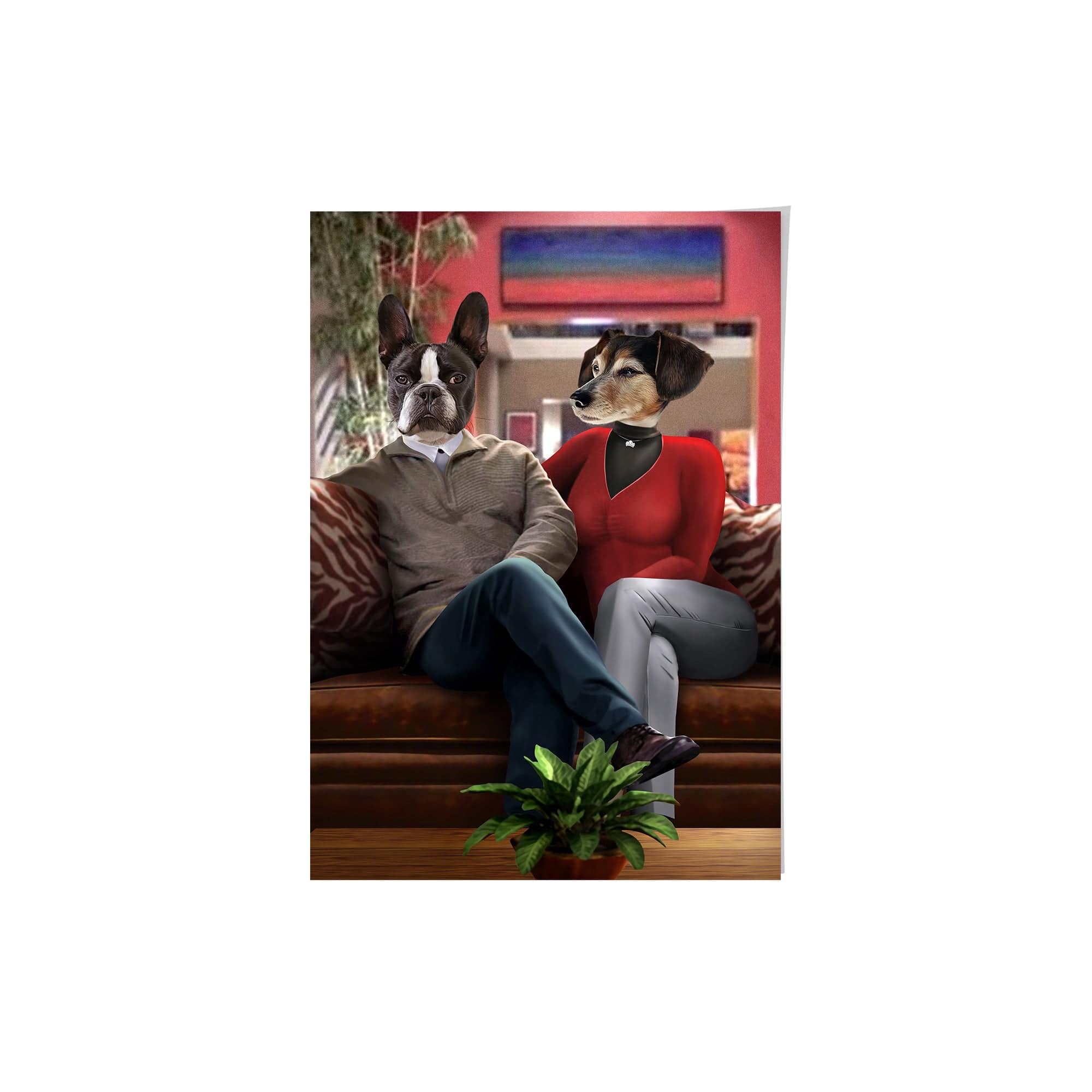 The Jay and Gloria - Custom Pet Poster