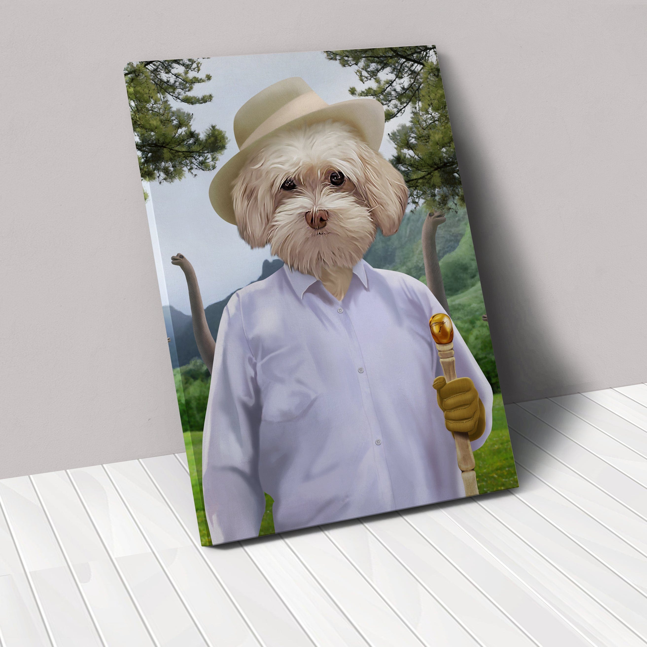 The Jurassic CEO - Custom Pet Canvas