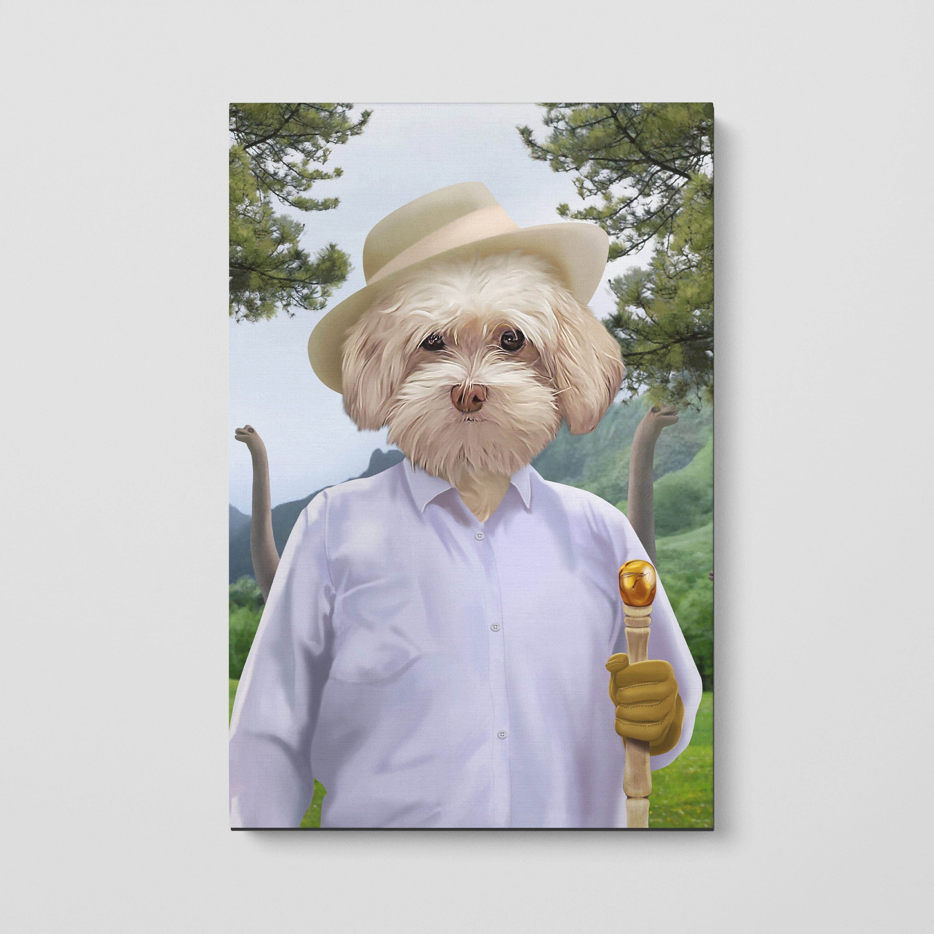 The Jurassic CEO - Custom Pet Canvas