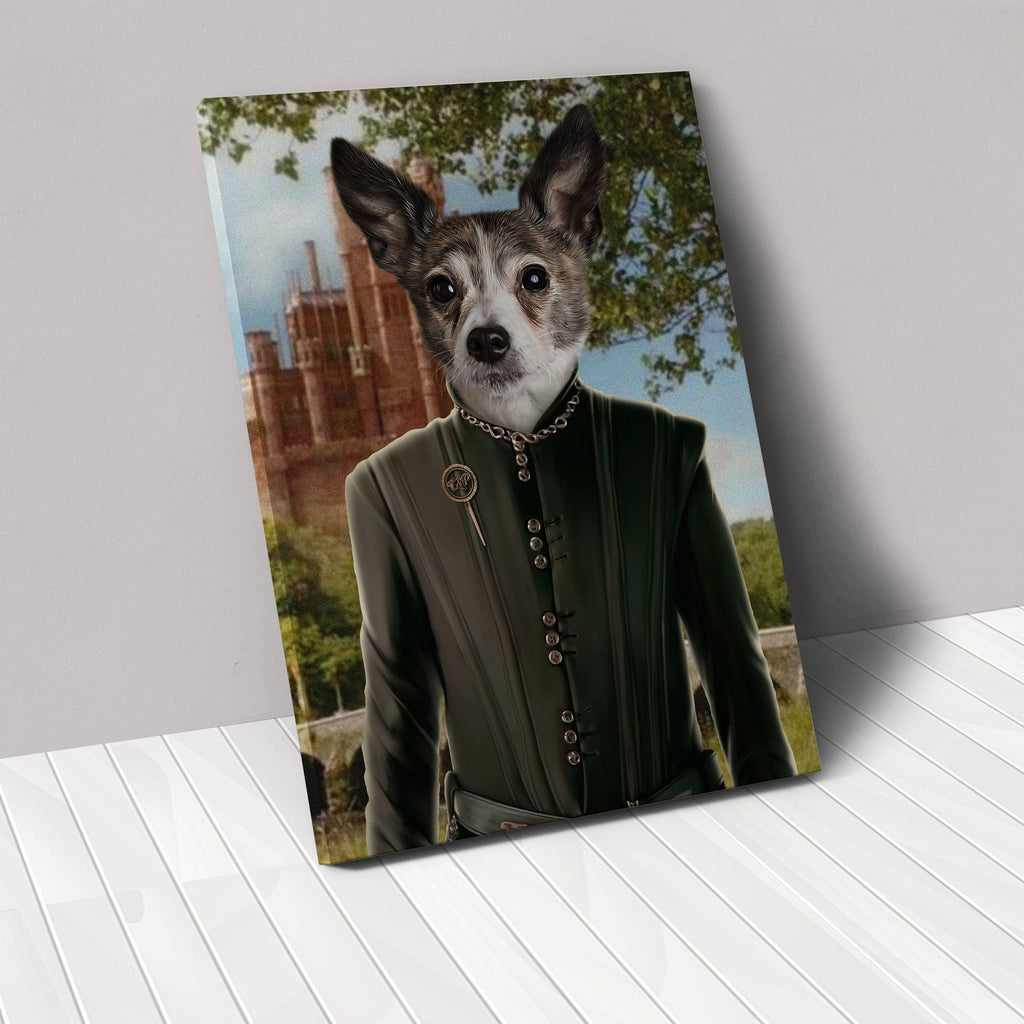 "Crown and Paw - Canvas The King's Informer - Custom Pet Canvas 8"" x 10"" / Castle 1"