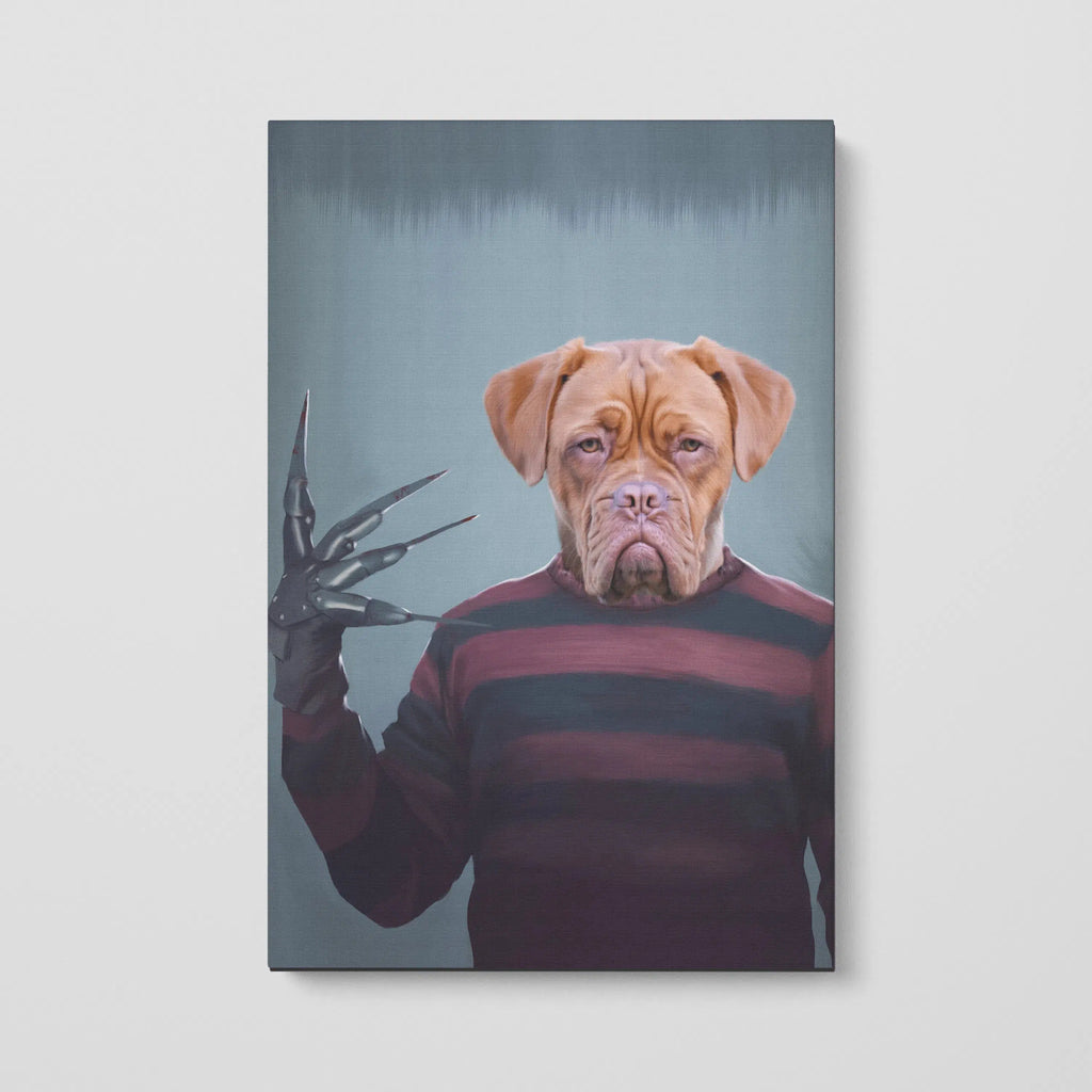 Custom Crown and Paw Halloween Pet Portrait