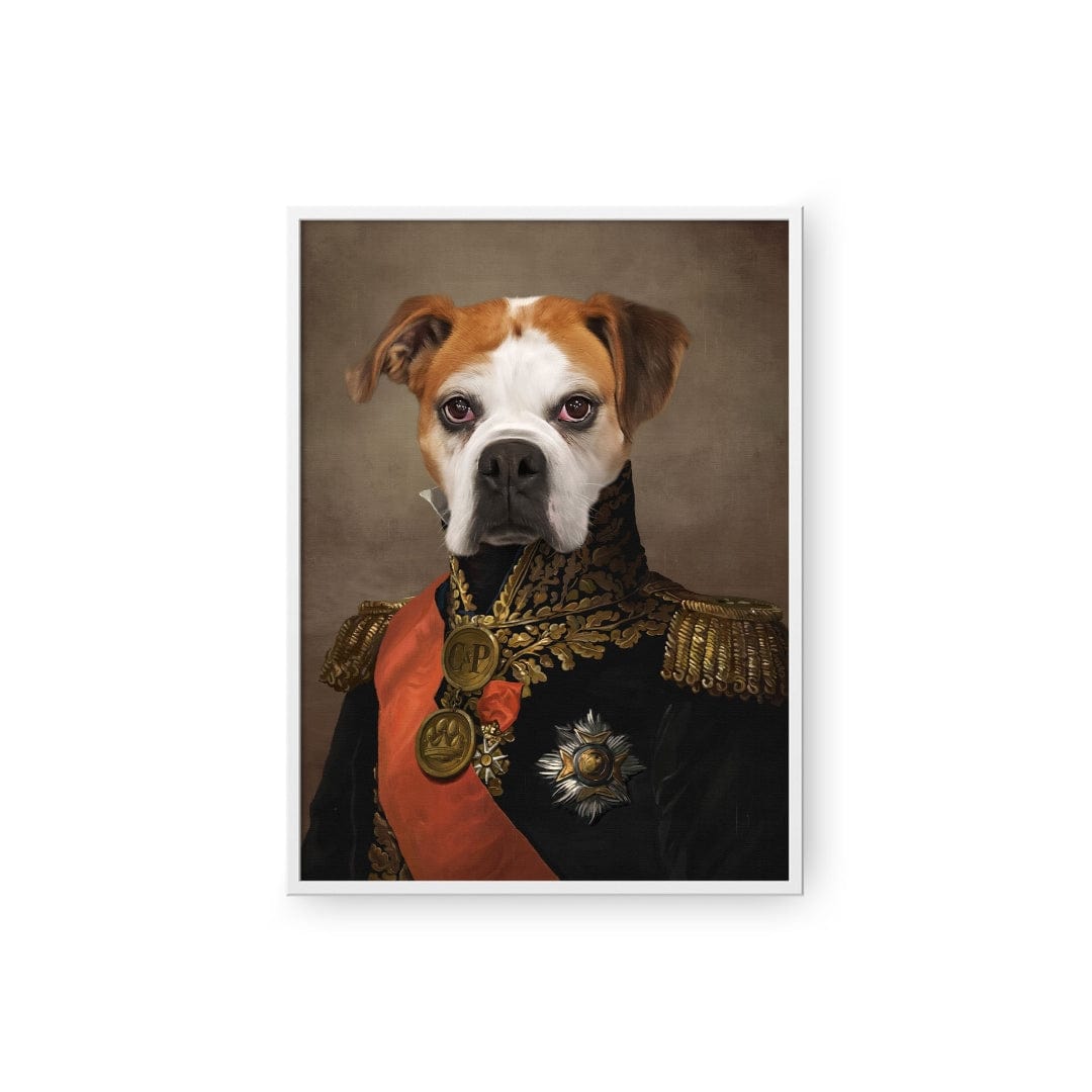 "Crown and Paw - Poster The Major - Custom Pet Poster 8.3"" x 11.7"" / White"