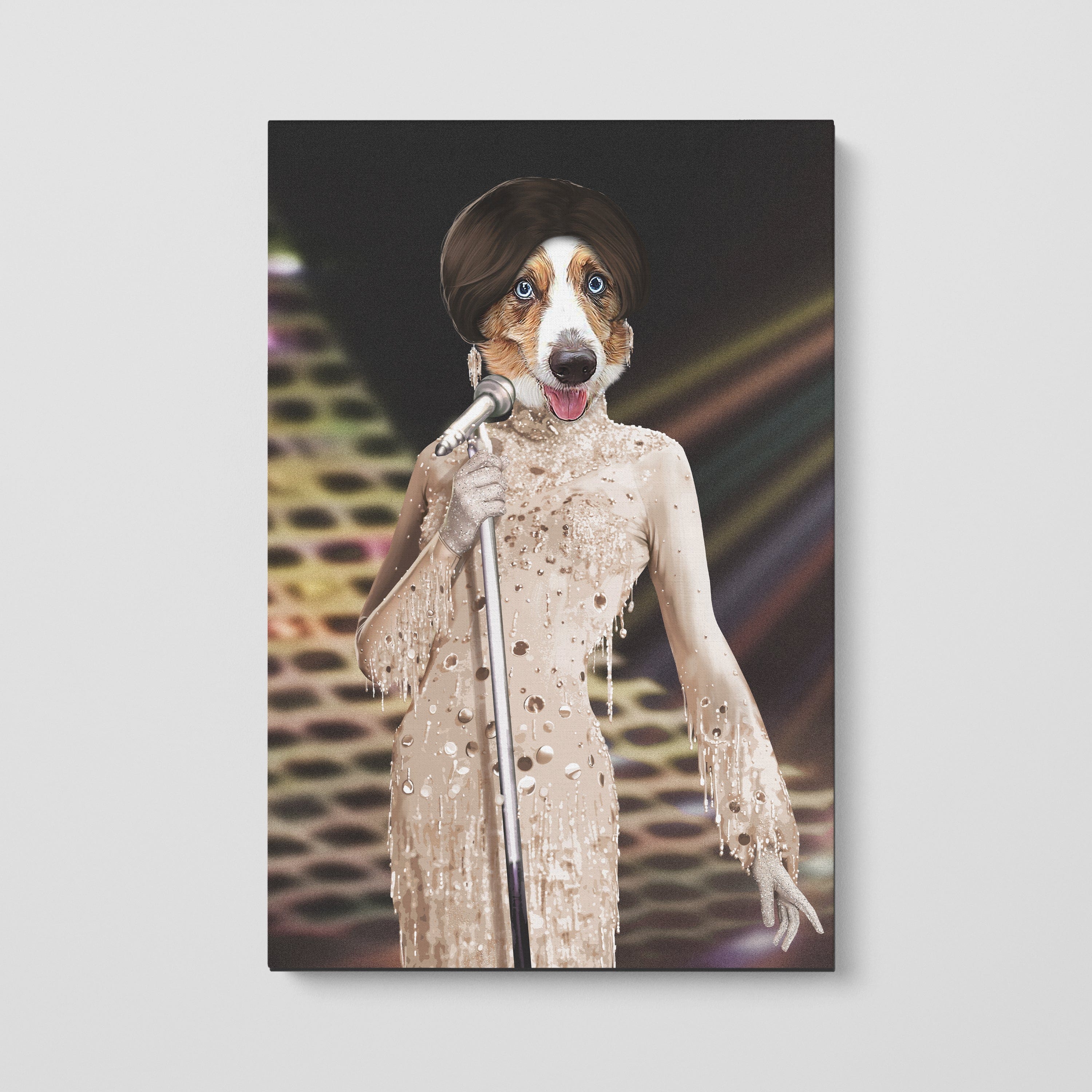 The Motown Queen - Custom Pet Canvas