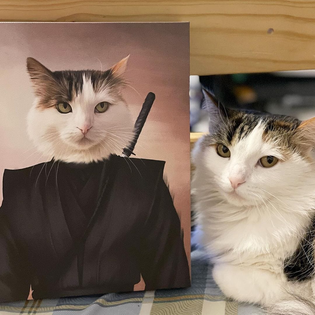The Ninja - Custom Pet Canvas