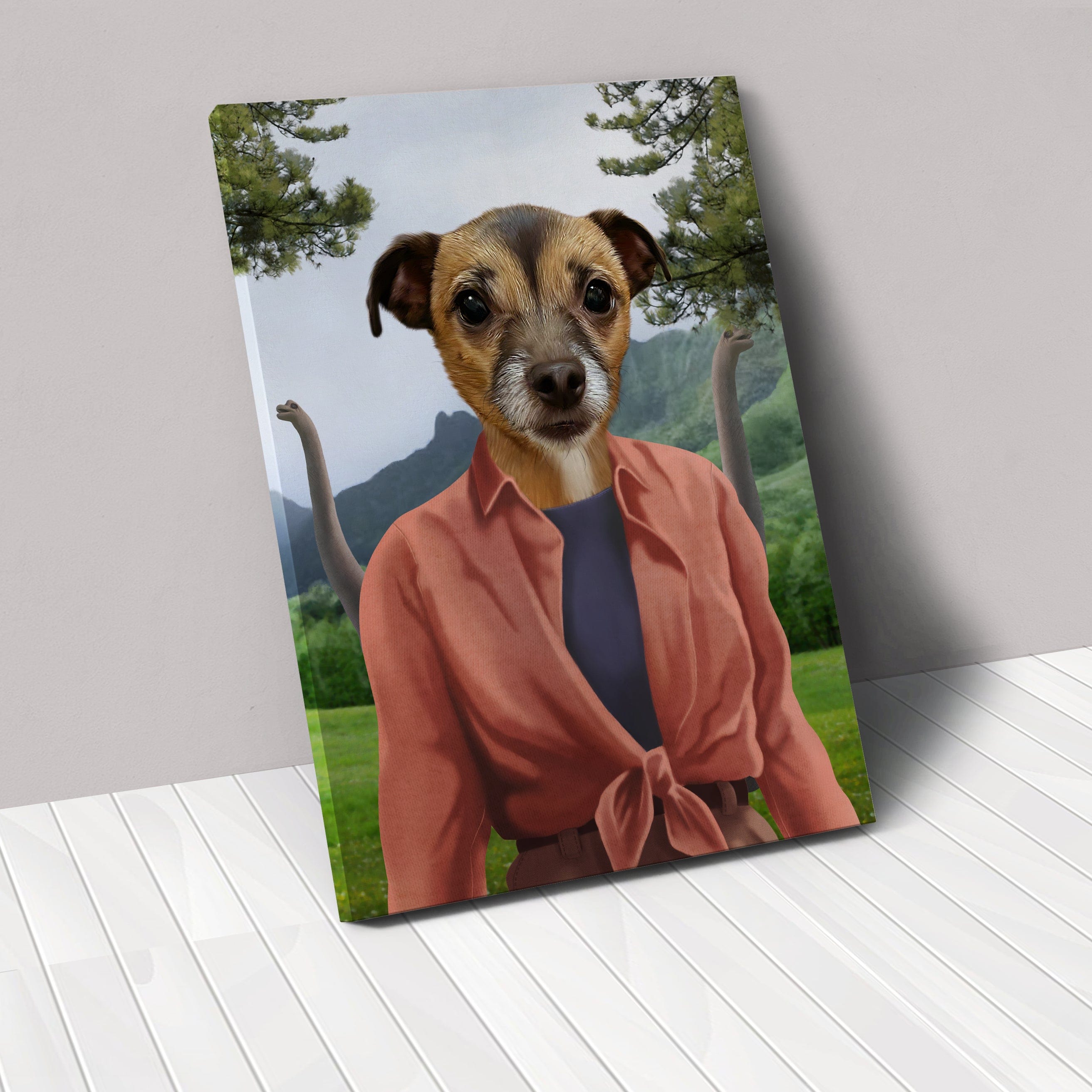 The Pawleobotanist - Custom Pet Canvas