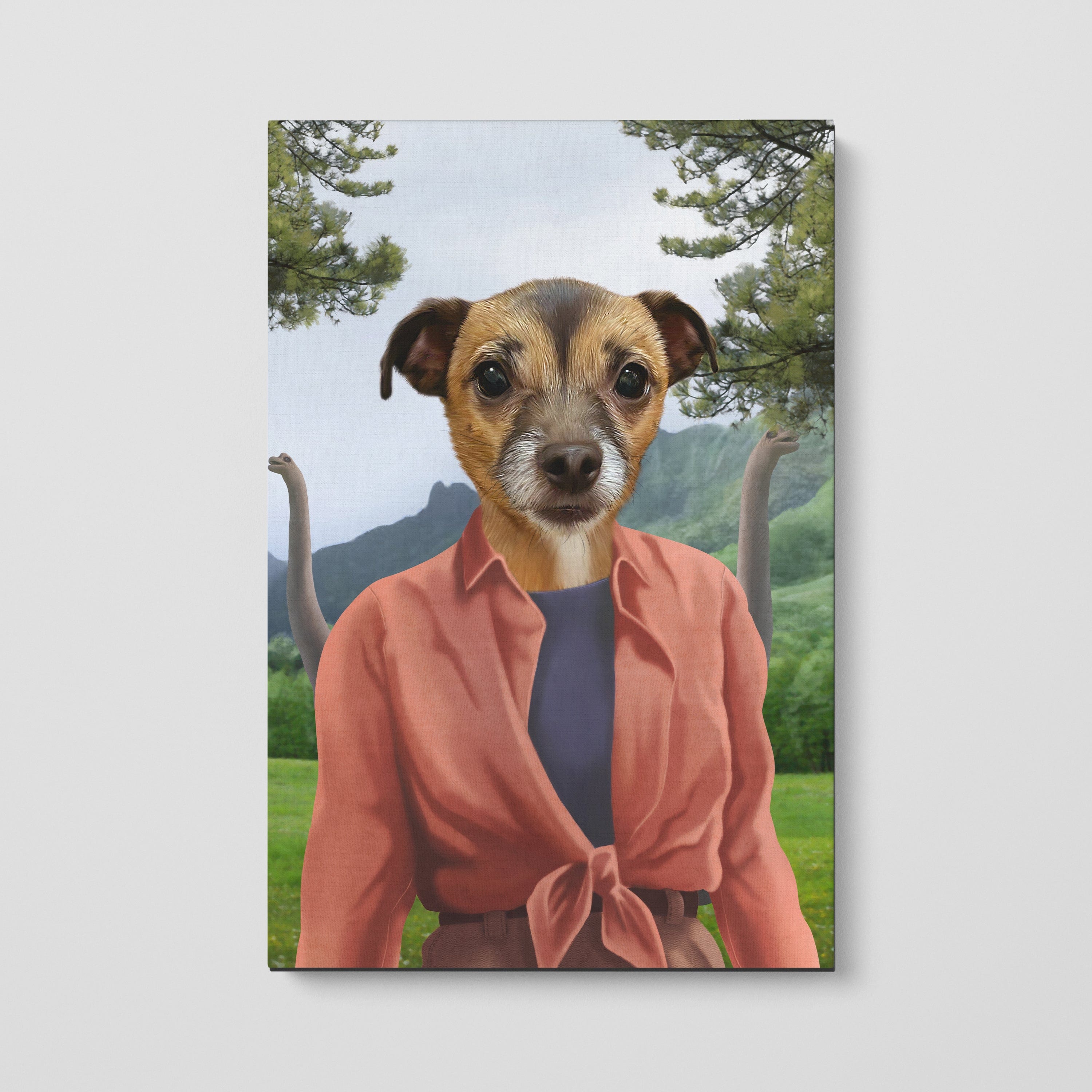 The Pawleobotanist - Custom Pet Canvas