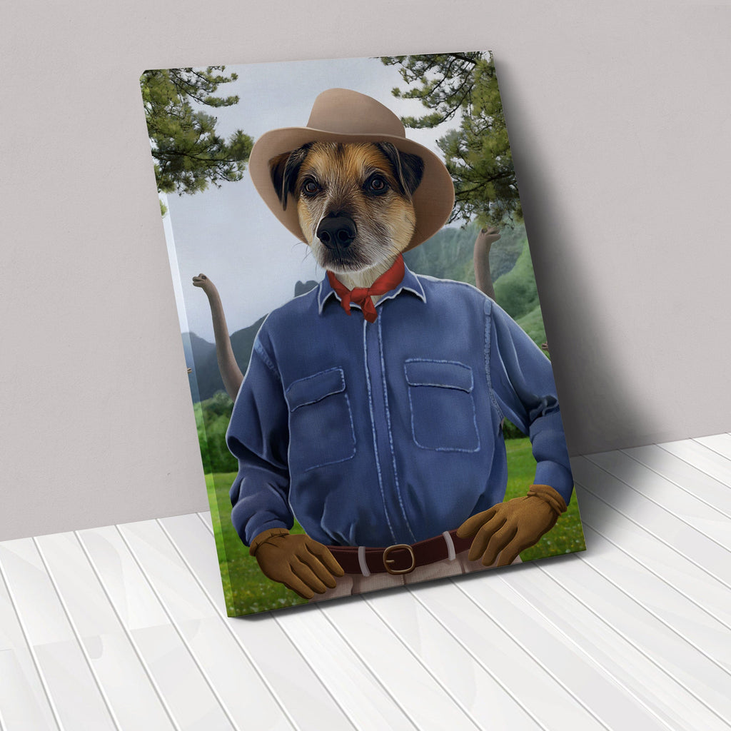 The Pawleontologist - Custom Pet Canvas