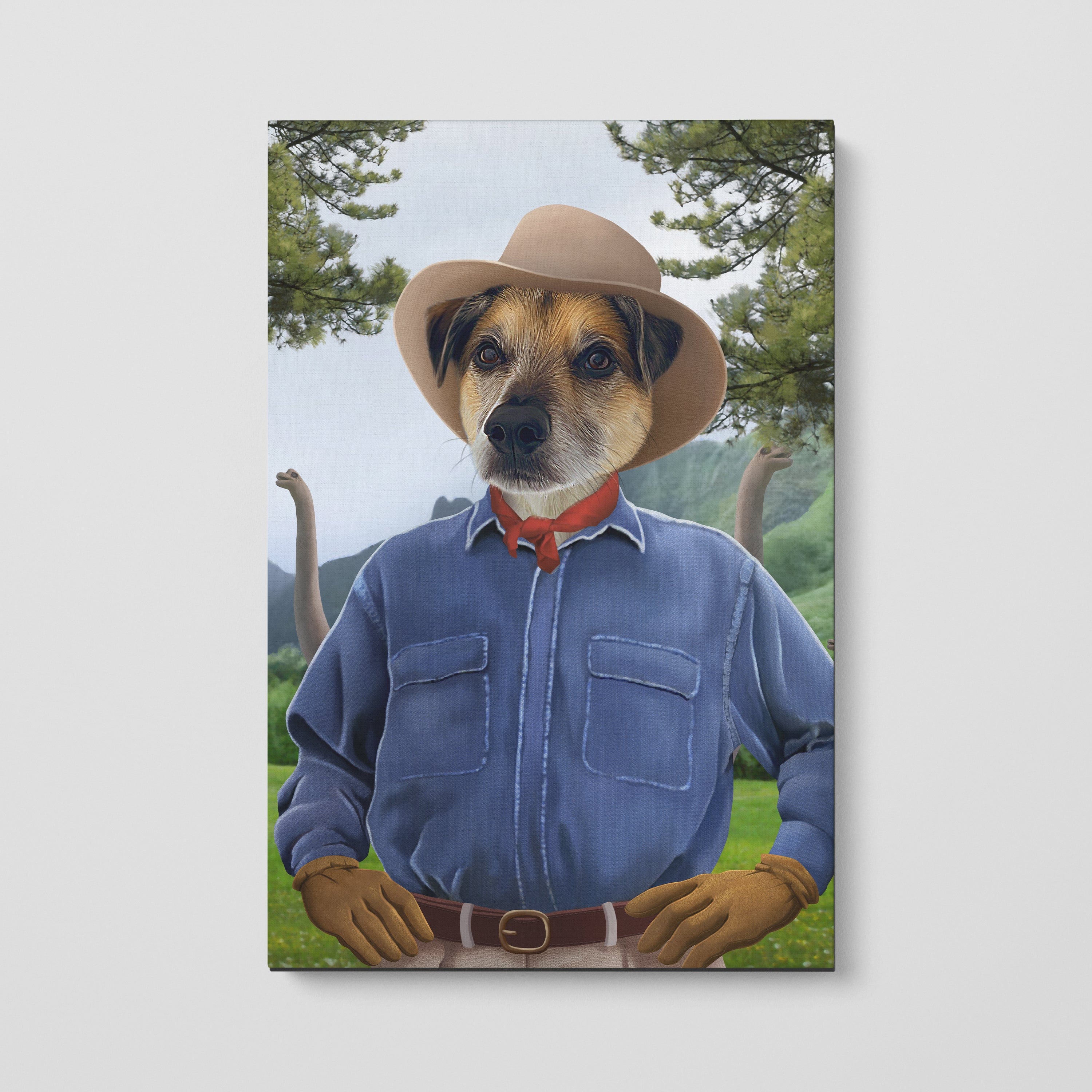 The Pawleontologist - Custom Pet Canvas