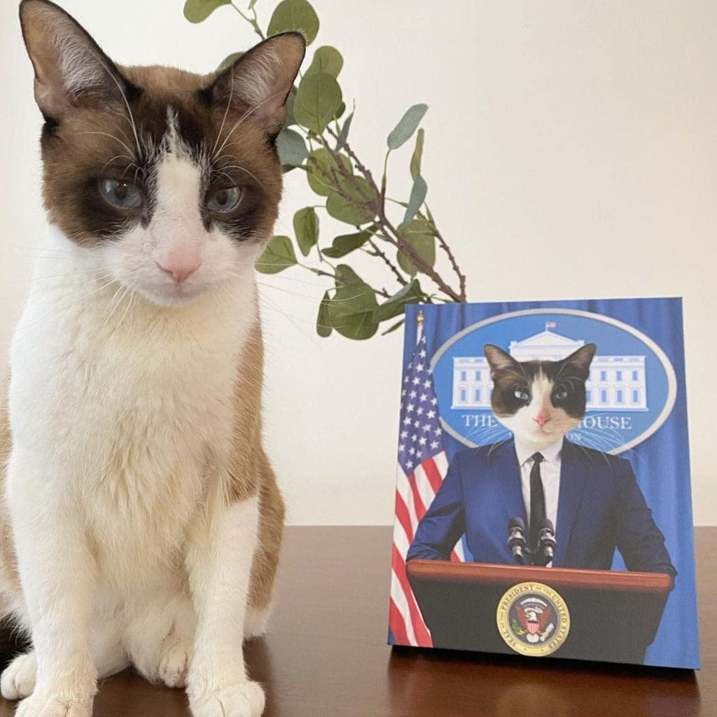 The Pawresident - Custom Pet Canvas