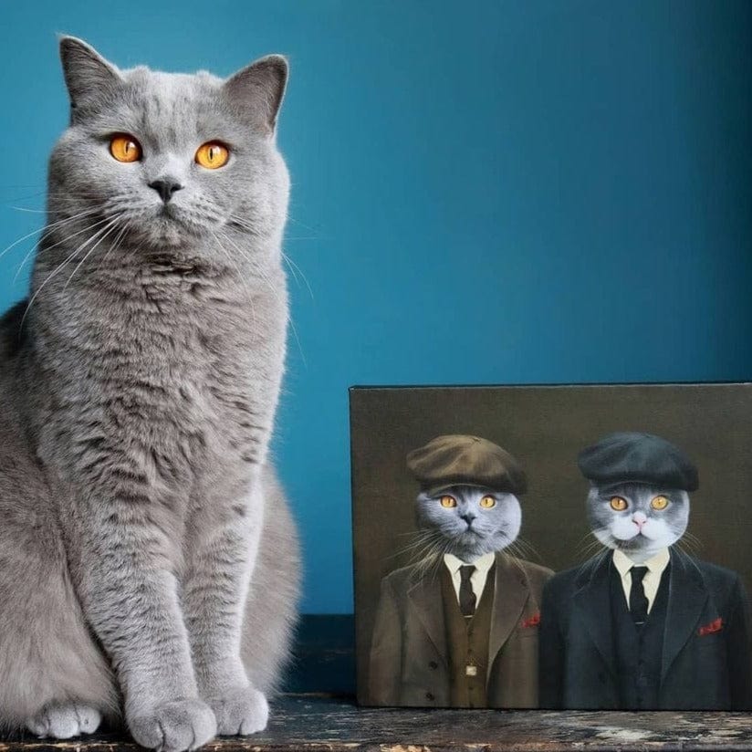 The Gangster Brothers - Custom Pet Canvas