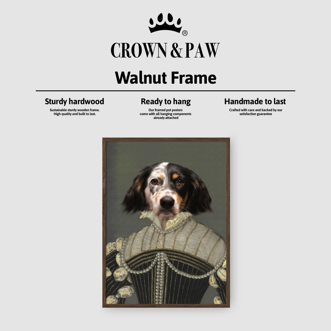 The Pearled Lady - Custom Pet Poster
