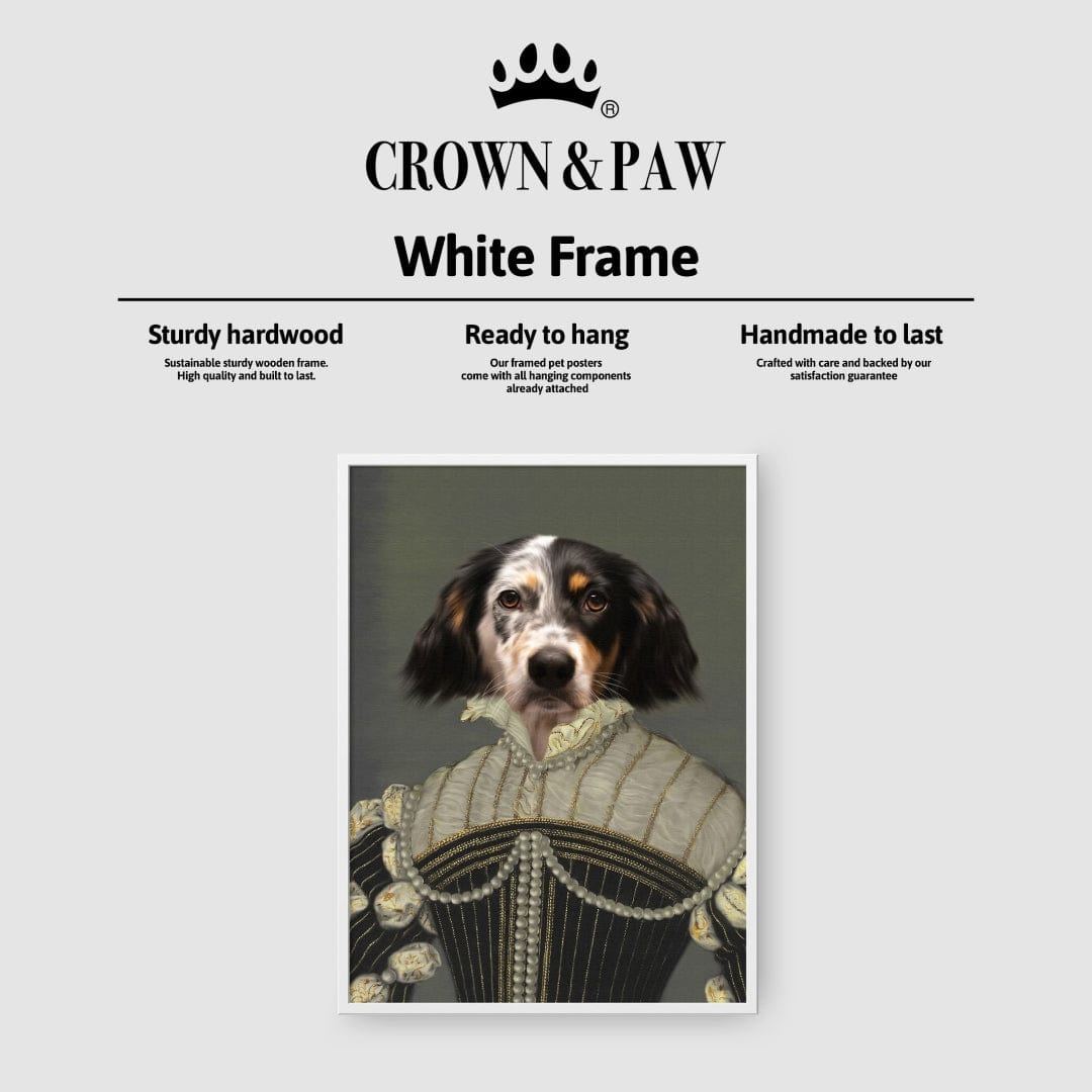The Pearled Lady - Custom Pet Poster