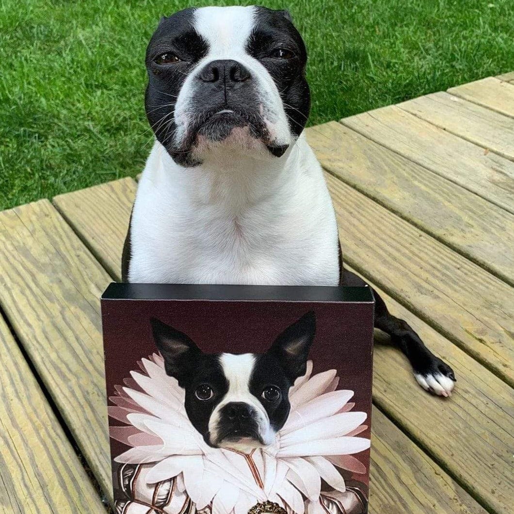 Custom Crown & Paw Portrait - One Pet