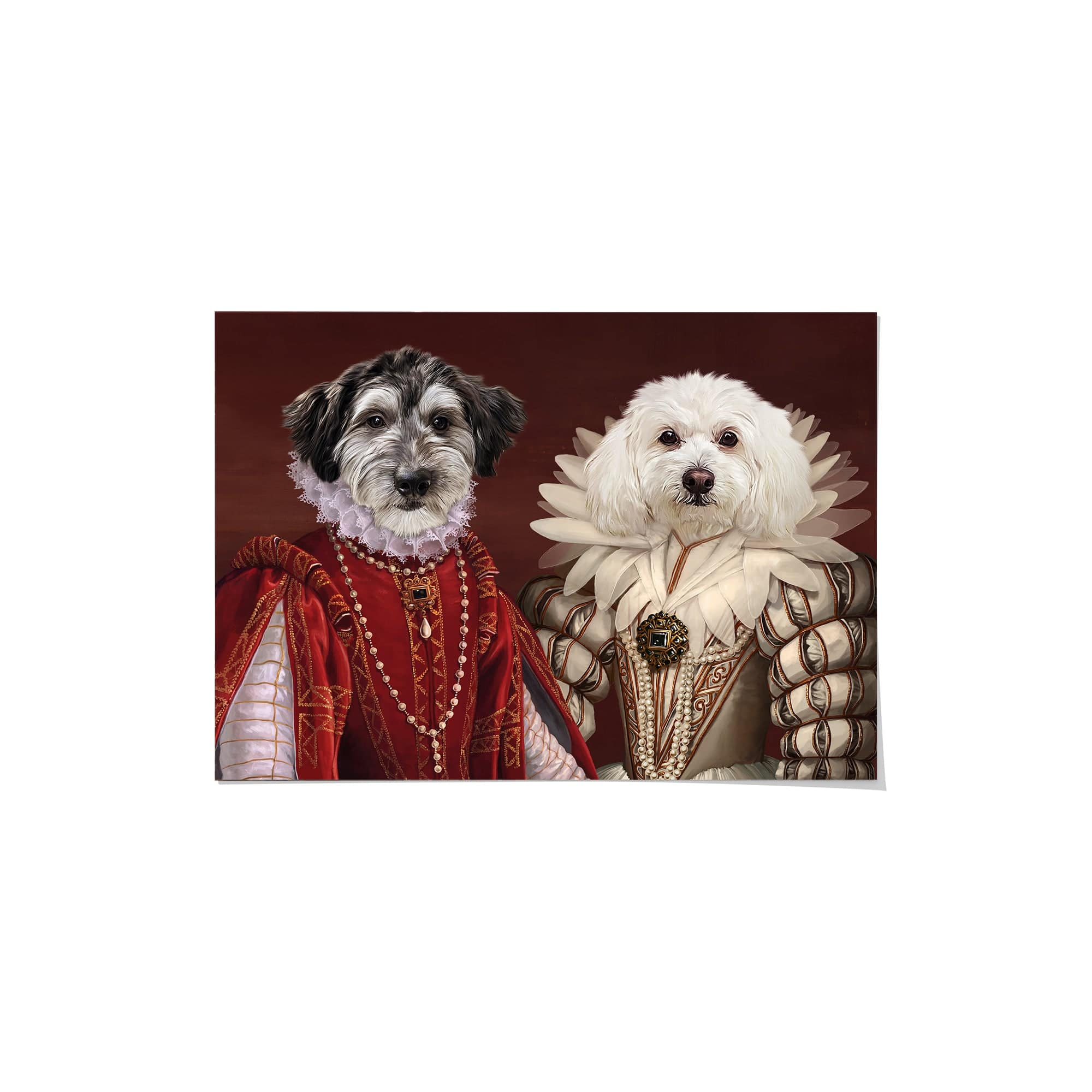 The Queen and Queen of Roses - Custom Pet Poster