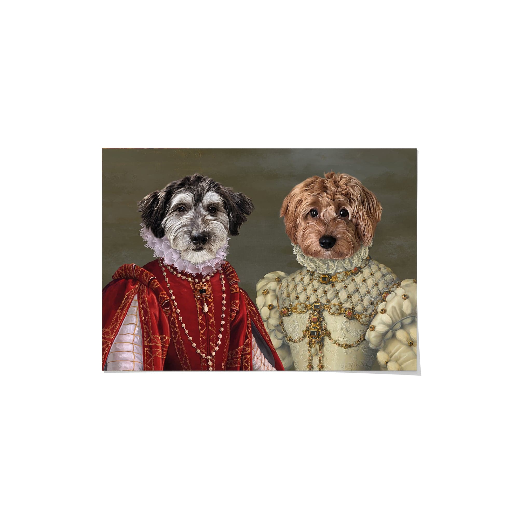 The Queen of Roses and Princess - Custom Pet Poster
