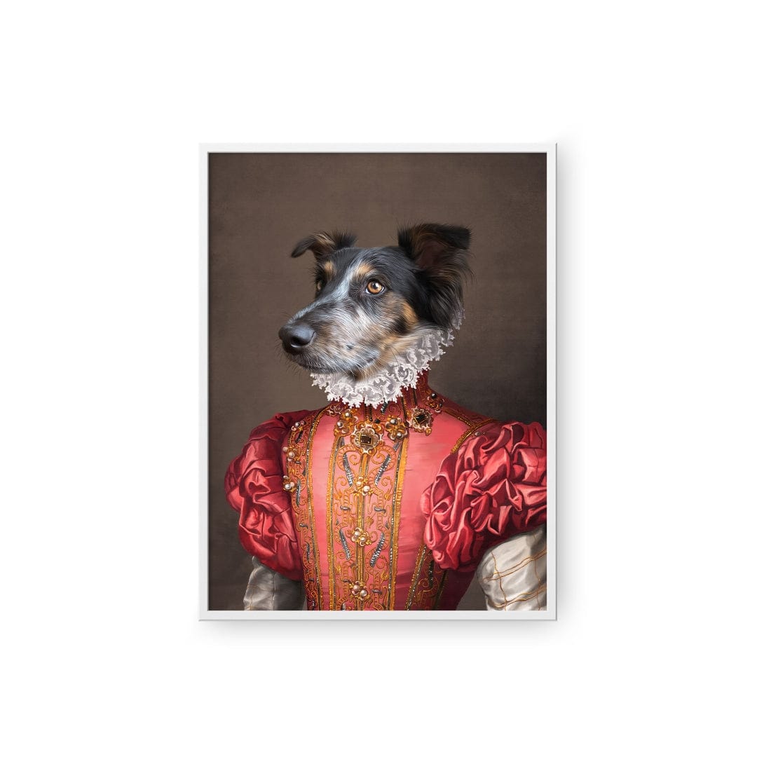 "Crown and Paw - Poster The Red Rose - Custom Pet Poster 8.3"" x 11.7"" / White"