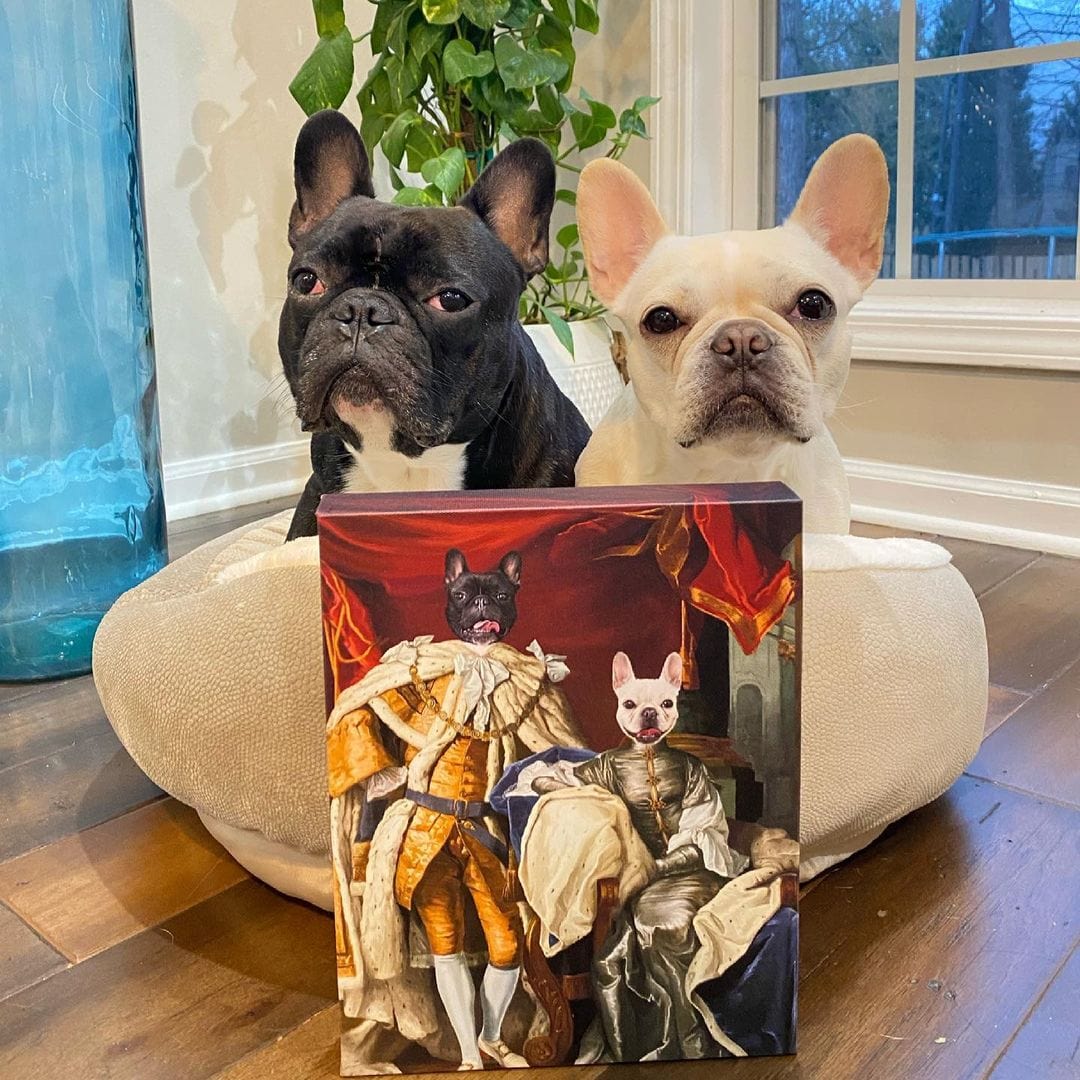 The Royal Couple - Custom Pet Canvas