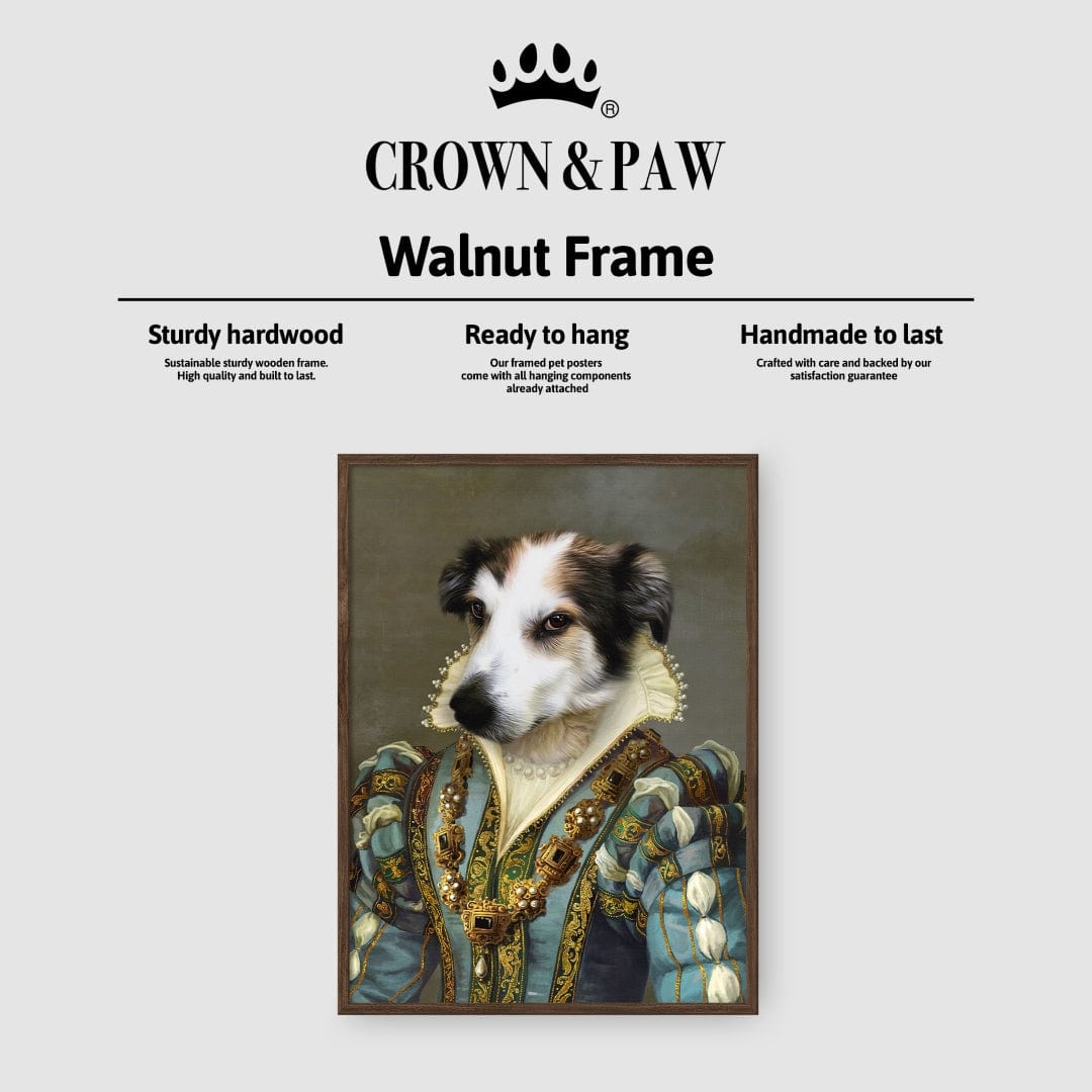 The Sapphire Queen - Custom Pet Poster