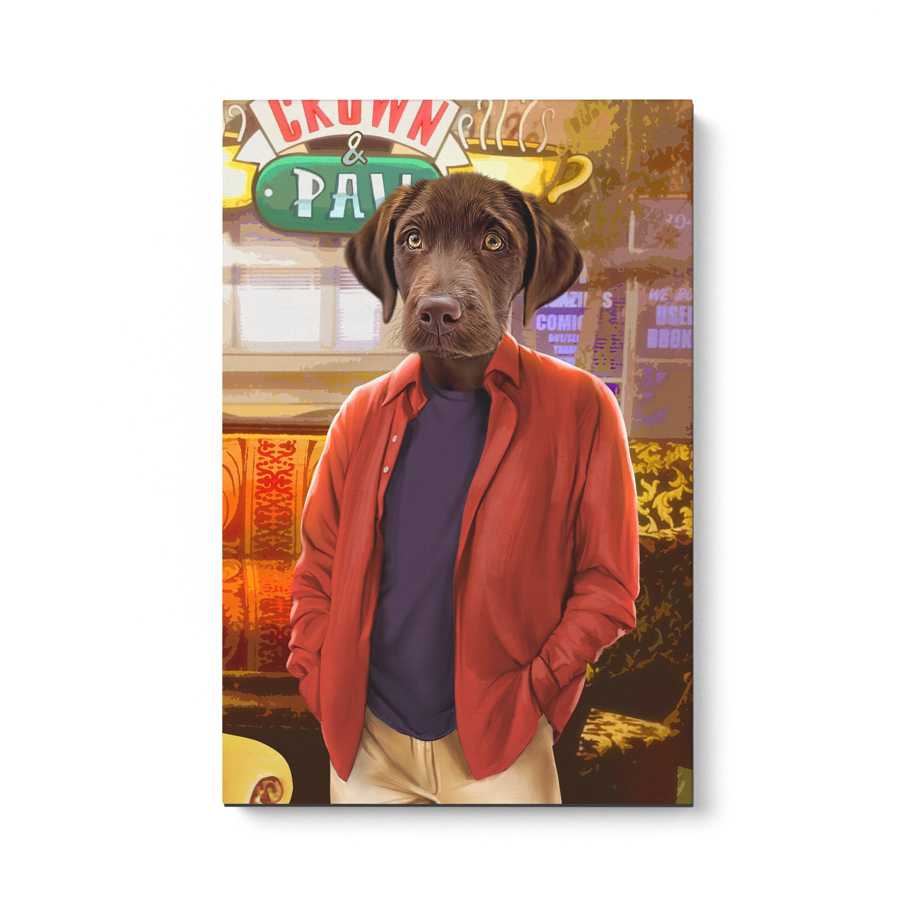 The Smart Friend - Custom Pet Canvas
