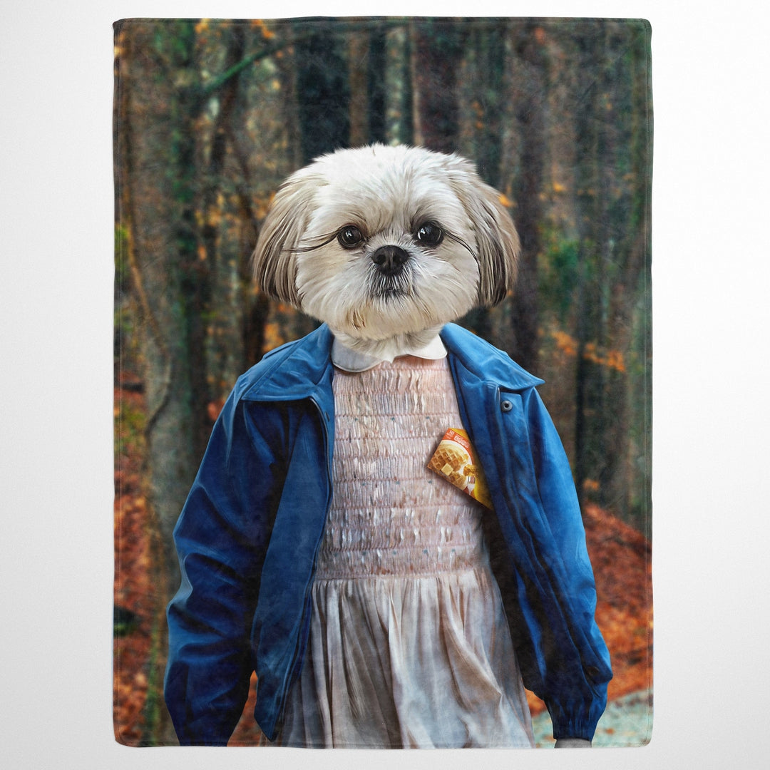 "Crown and Paw - Blanket The Strange Girl - Custom Pet Blanket 30"" x 40"" / The Woods"