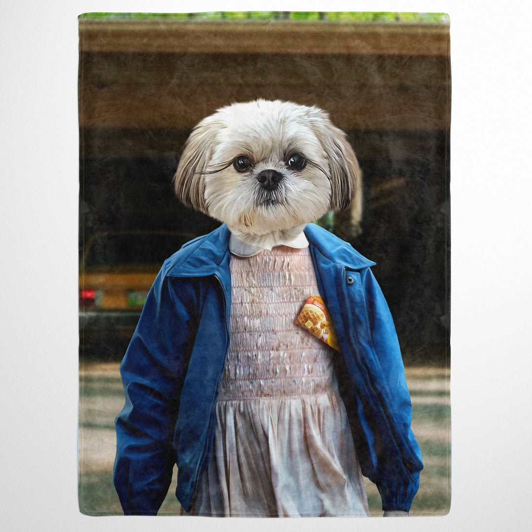 "Crown and Paw - Blanket The Strange Girl - Custom Pet Blanket 30"" x 40"" / Garage"