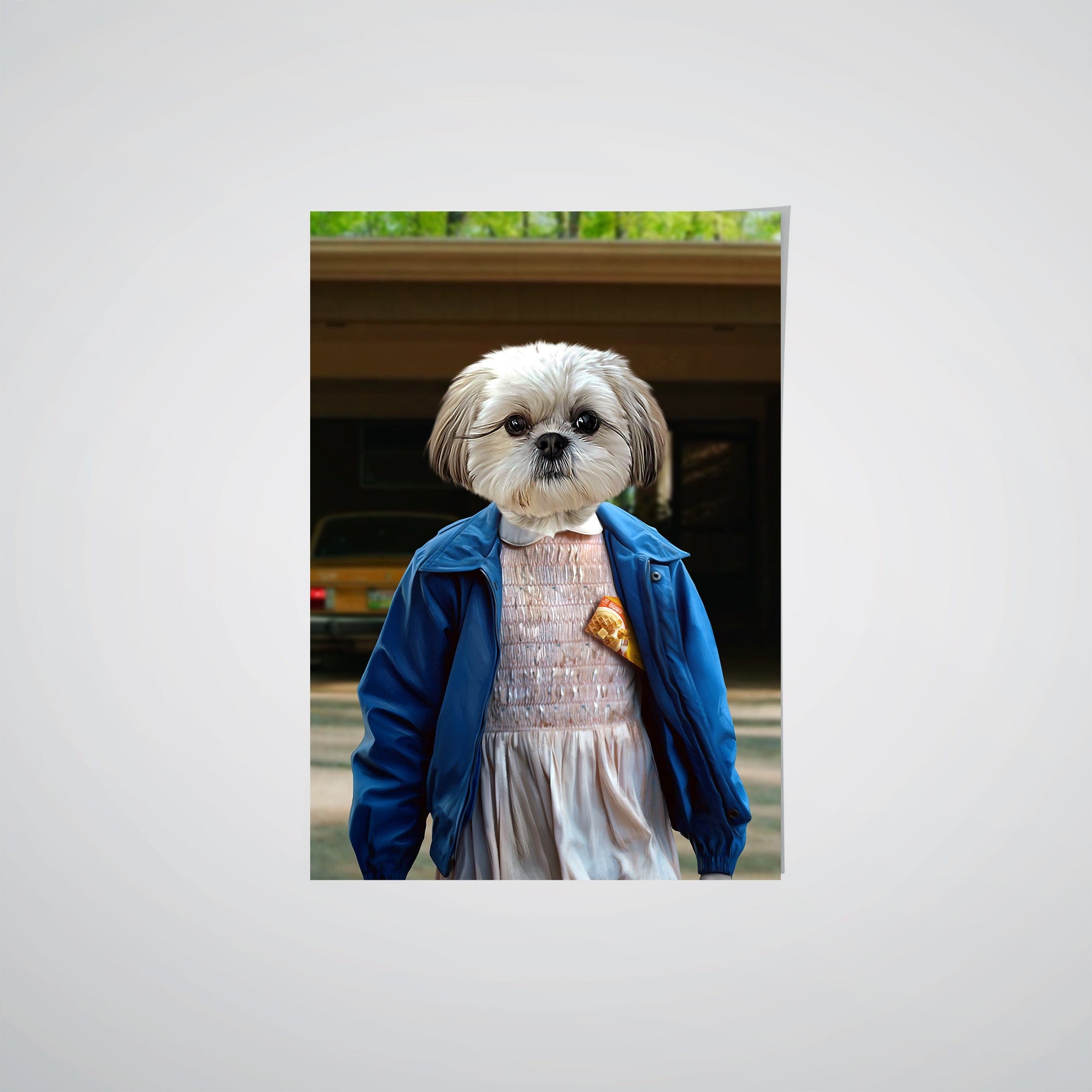"Crown and Paw - Poster The Strange Girl - Custom Pet Poster 8.3"" x 11.7"" / Garage"
