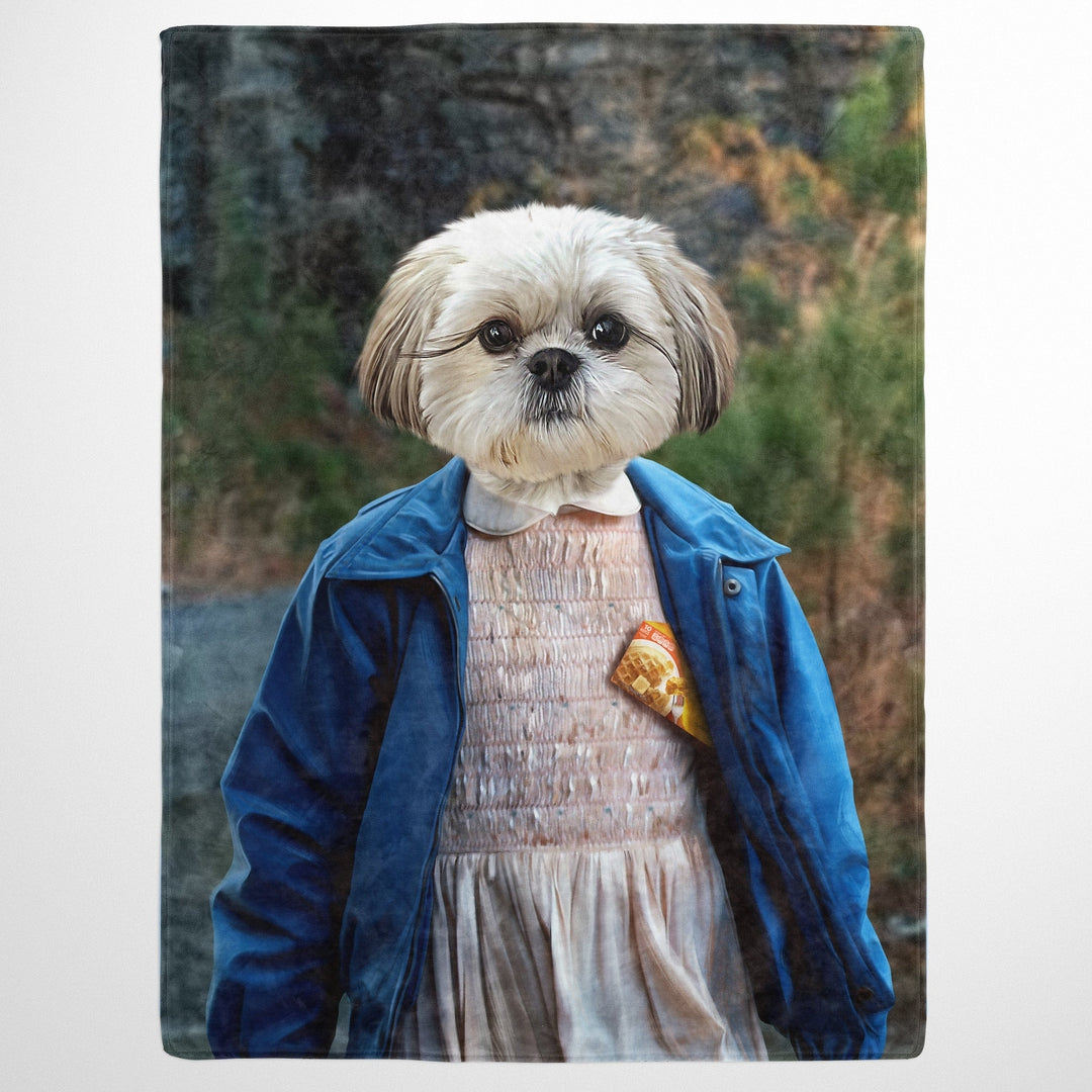 "Crown and Paw - Blanket The Strange Girl - Custom Pet Blanket 30"" x 40"" / Roadside"
