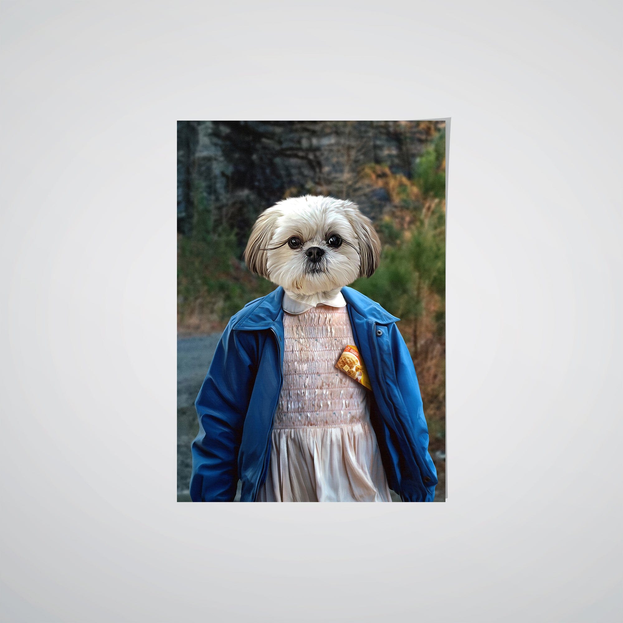 "Crown and Paw - Poster The Strange Girl - Custom Pet Poster 8.3"" x 11.7"" / Roadside"