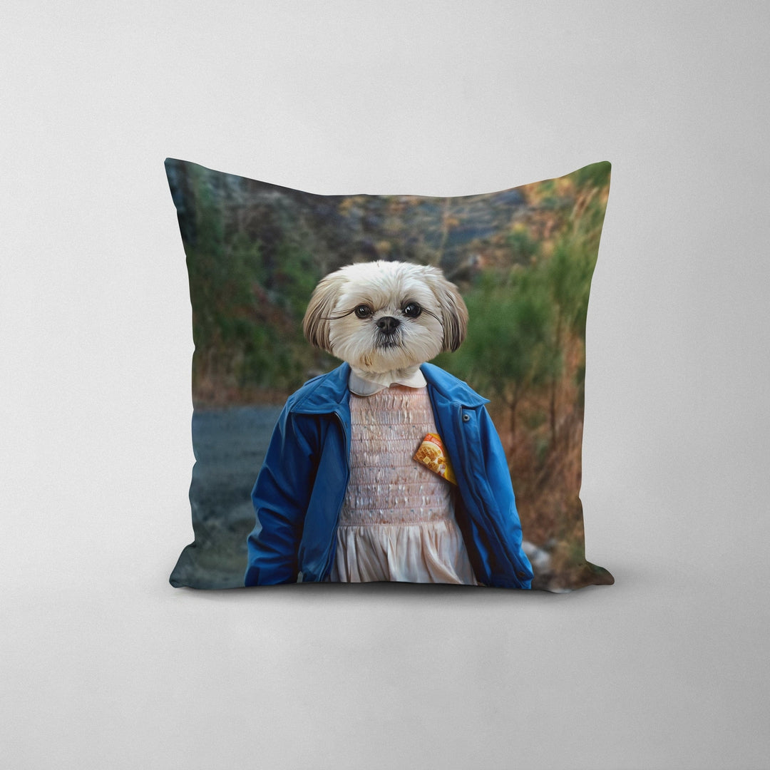 "Crown and Paw - Throw Pillow The Strange Girl - Custom Throw Pillow 14"" x 14"" / Roadside"