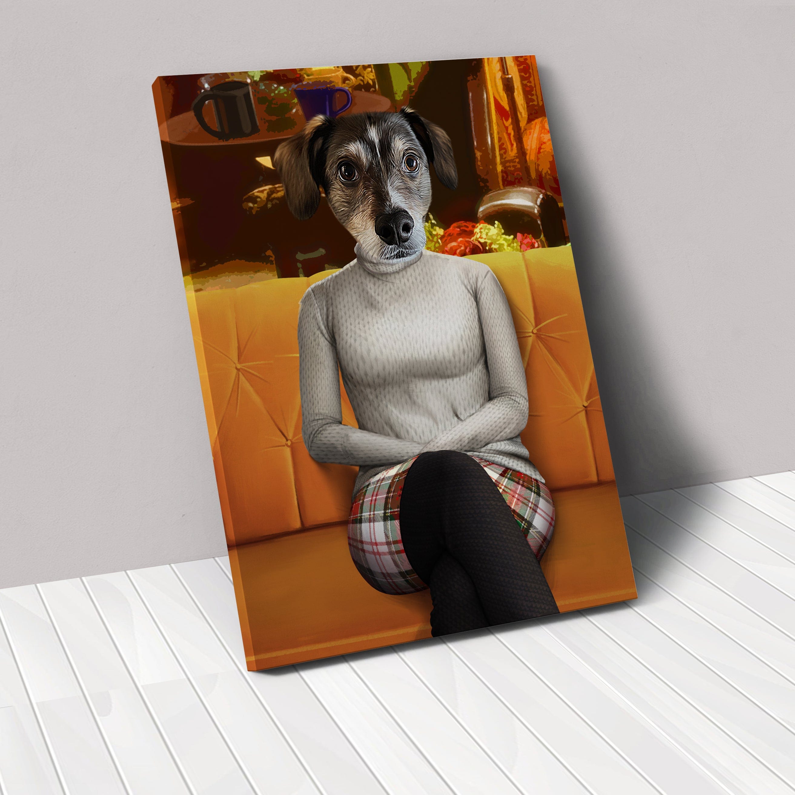 The Stylish Friend - Custom Pet Canvas