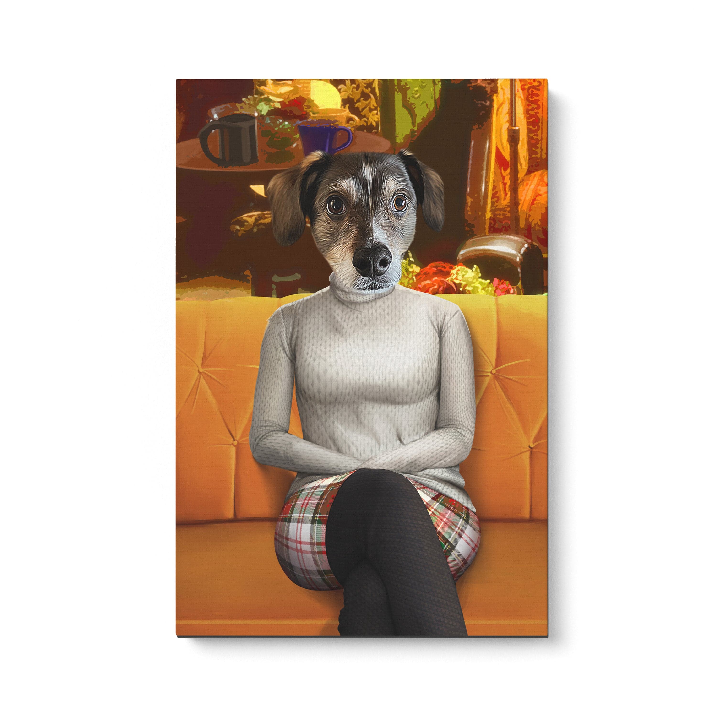 The Stylish Friend - Custom Pet Canvas