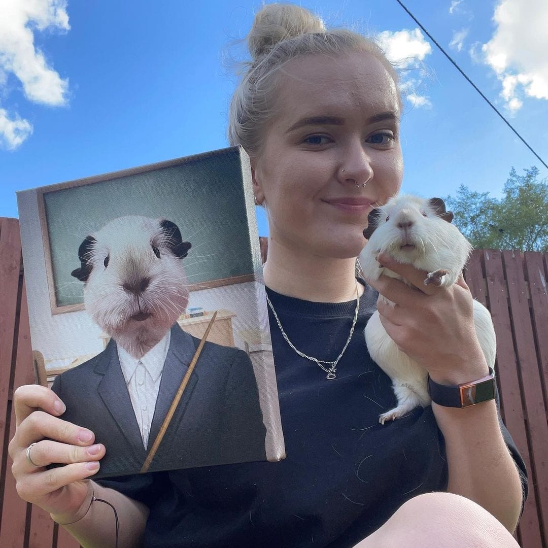The Teacher - Custom Pet Canvas
