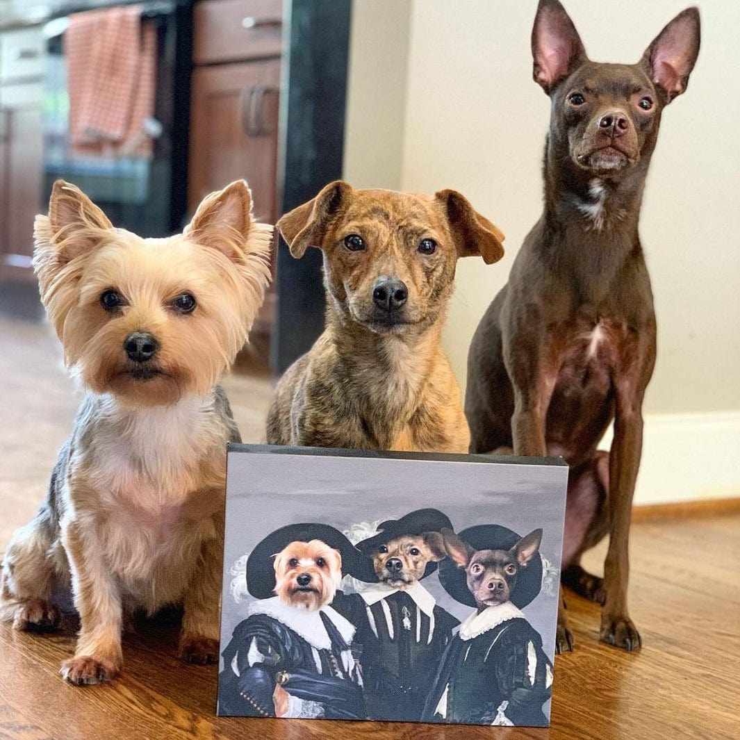 The Three Musketeers - Custom Pet Canvas